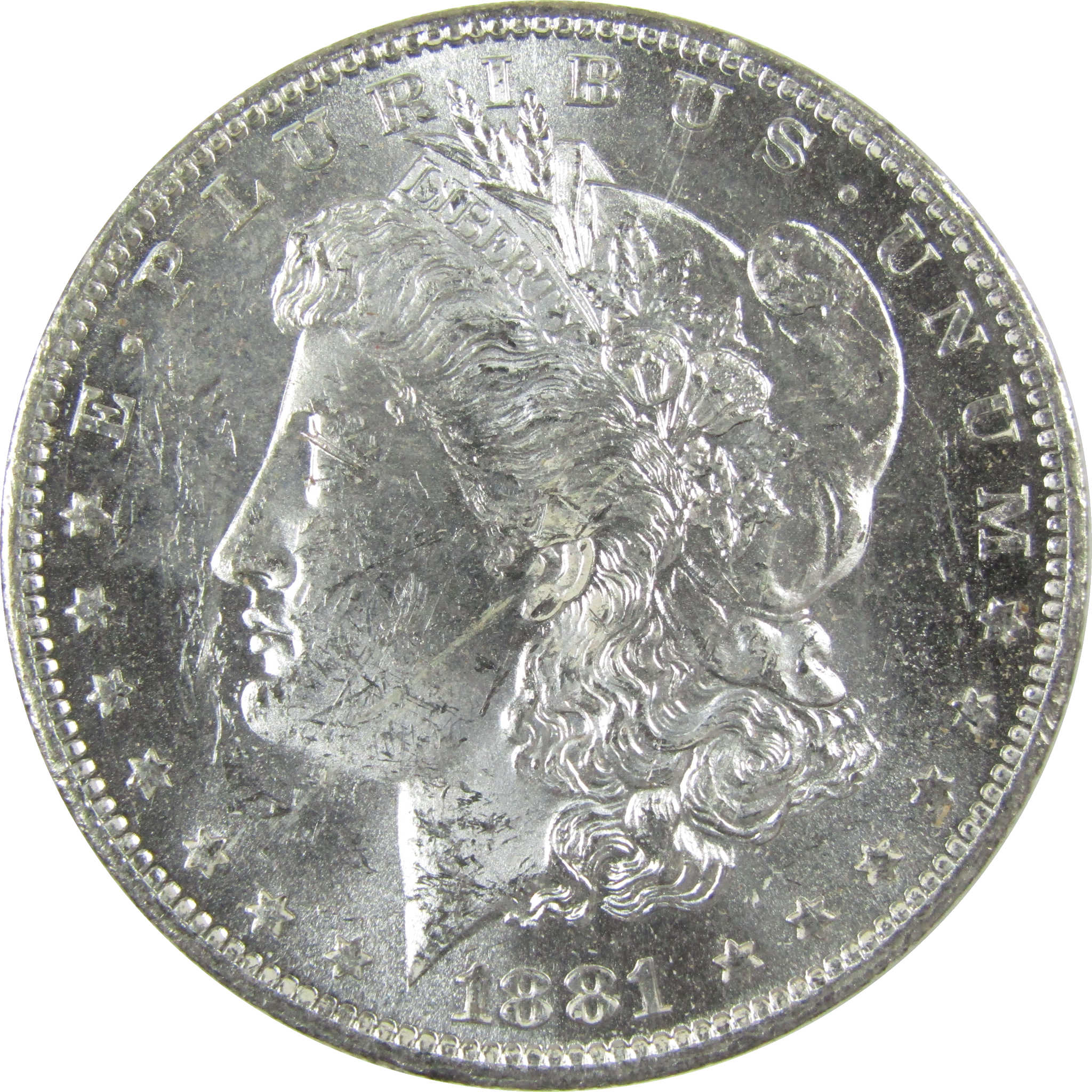 1881 O Morgan Silver Dollar Uncirculated Mint State $1 Coin SKU:I27701