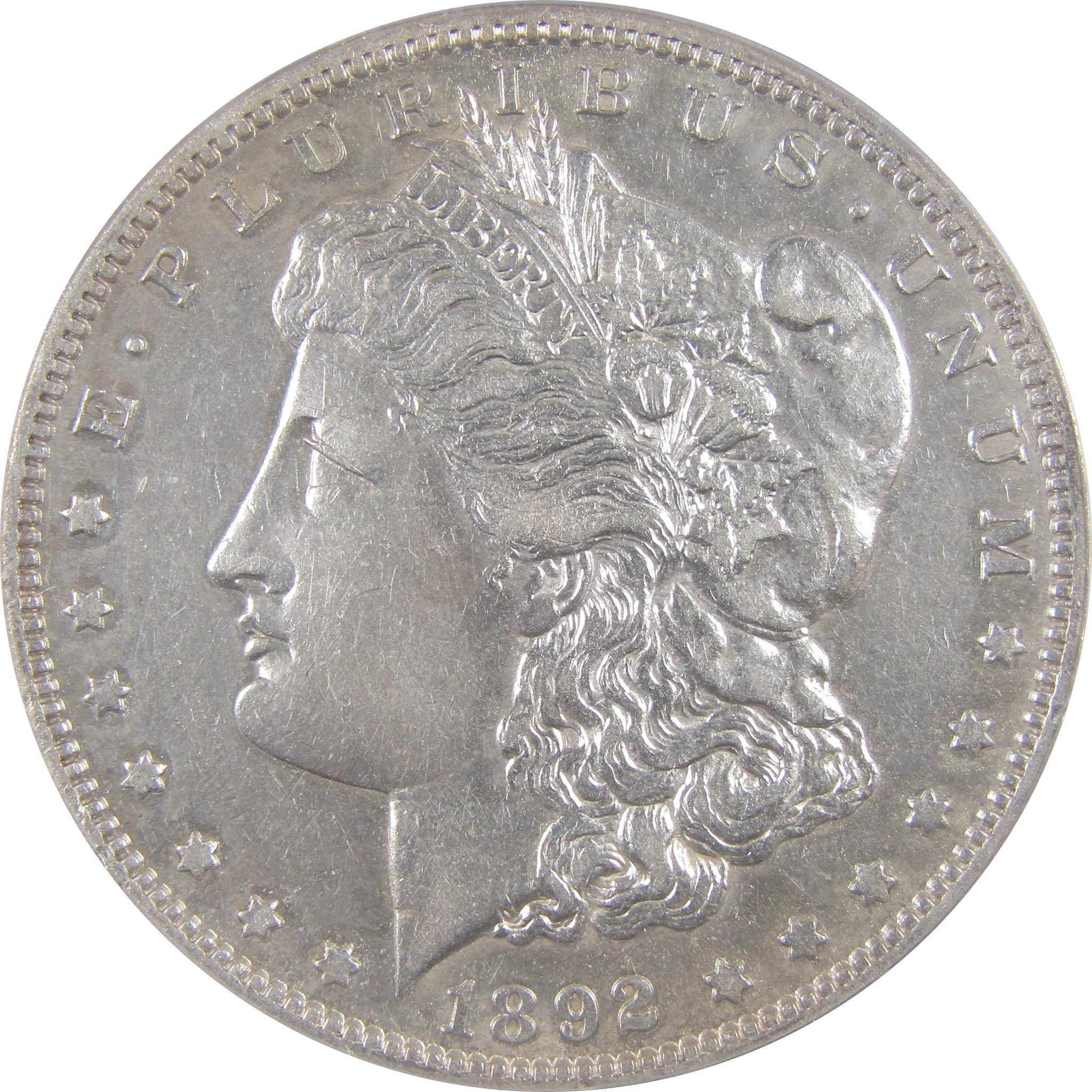 1892 S Morgan Dollar AU 50 Details ANACS Silver $1 Coin SKU:I18694 - Morgan coin - Morgan silver dollar - Morgan silver dollar for sale - Profile Coins &amp; Collectibles