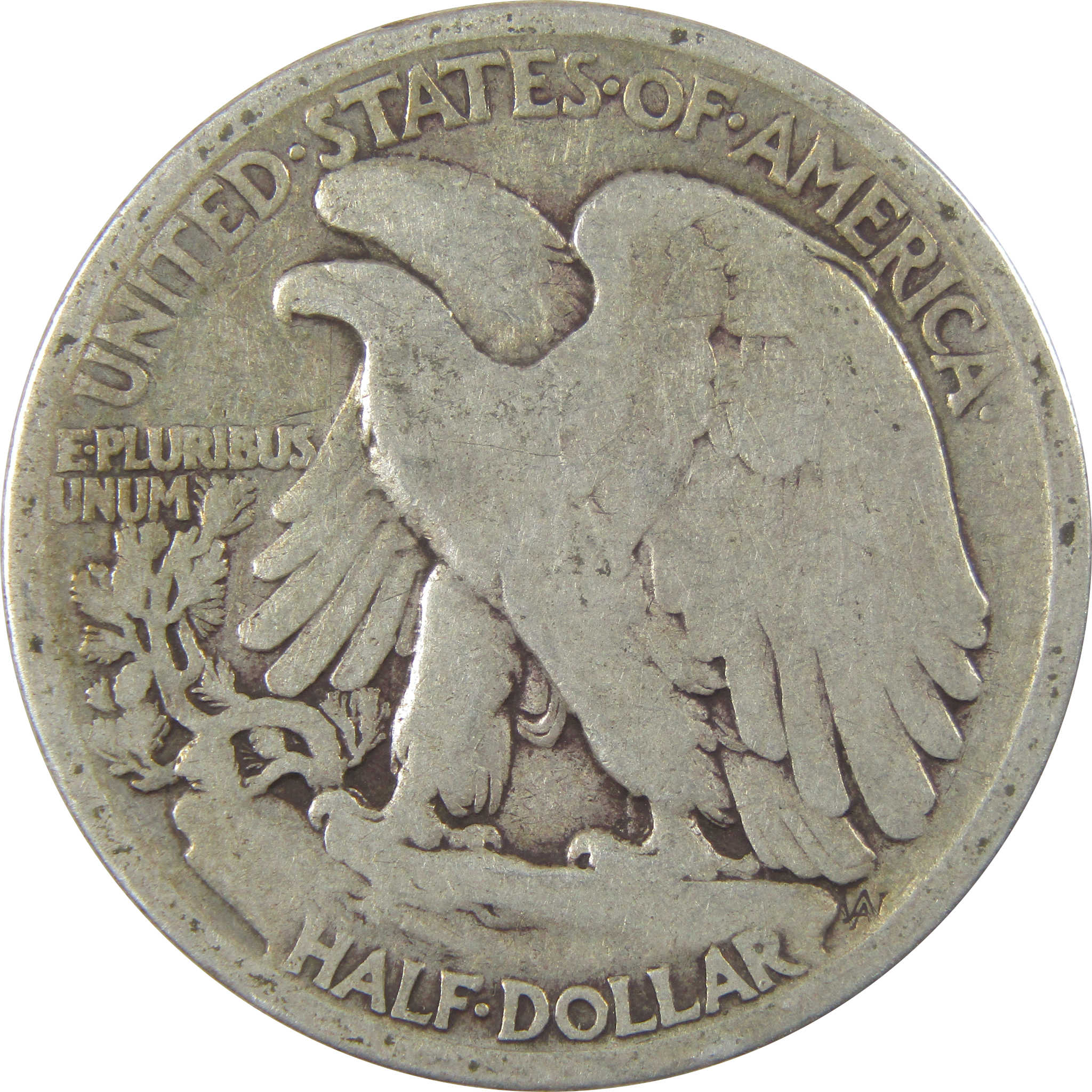 1917 D Obverse Liberty Walking Silver 50c VG Very Good SKU:I24120