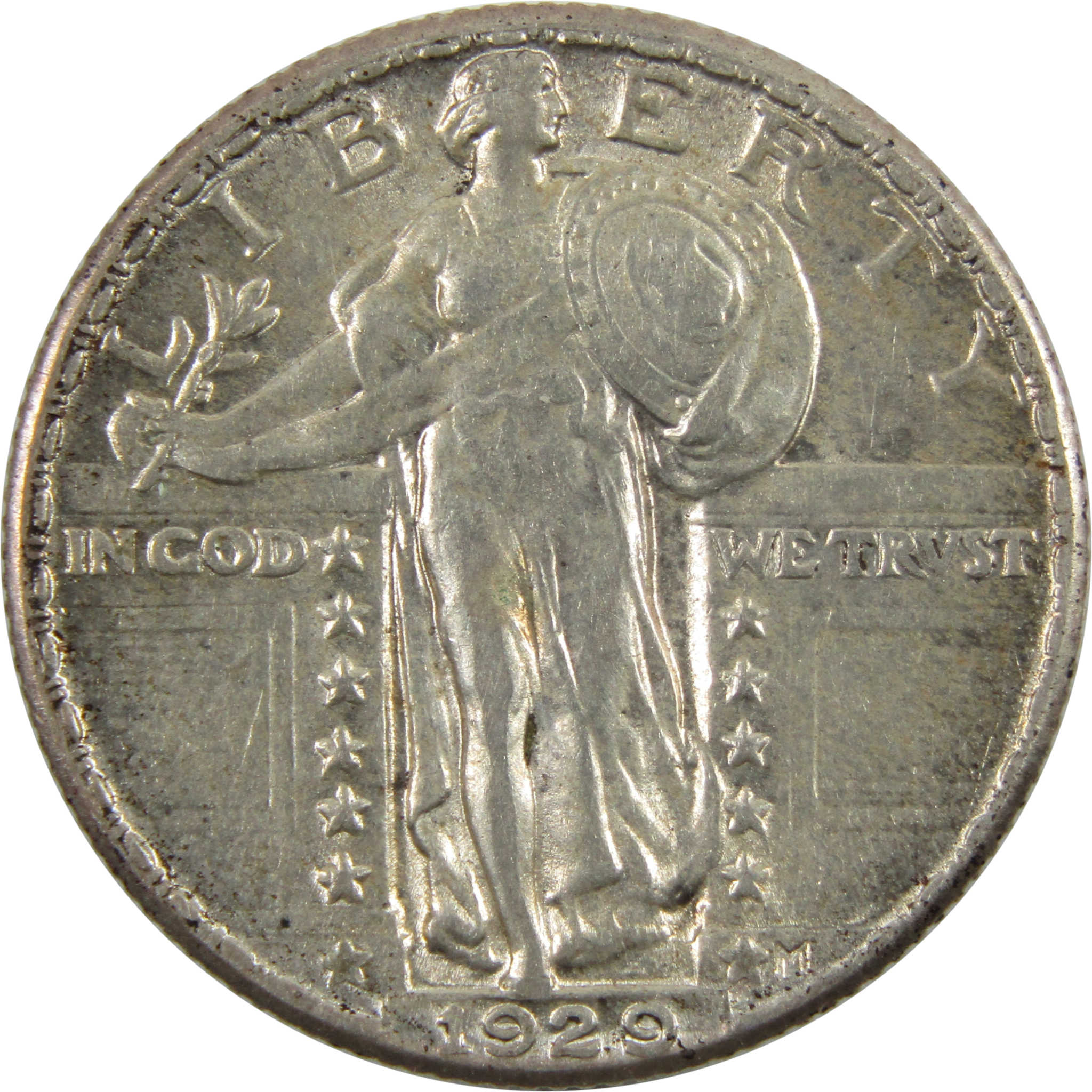 1929 Standing Liberty Quarter CH AU Choice About Unc SKU:I11214