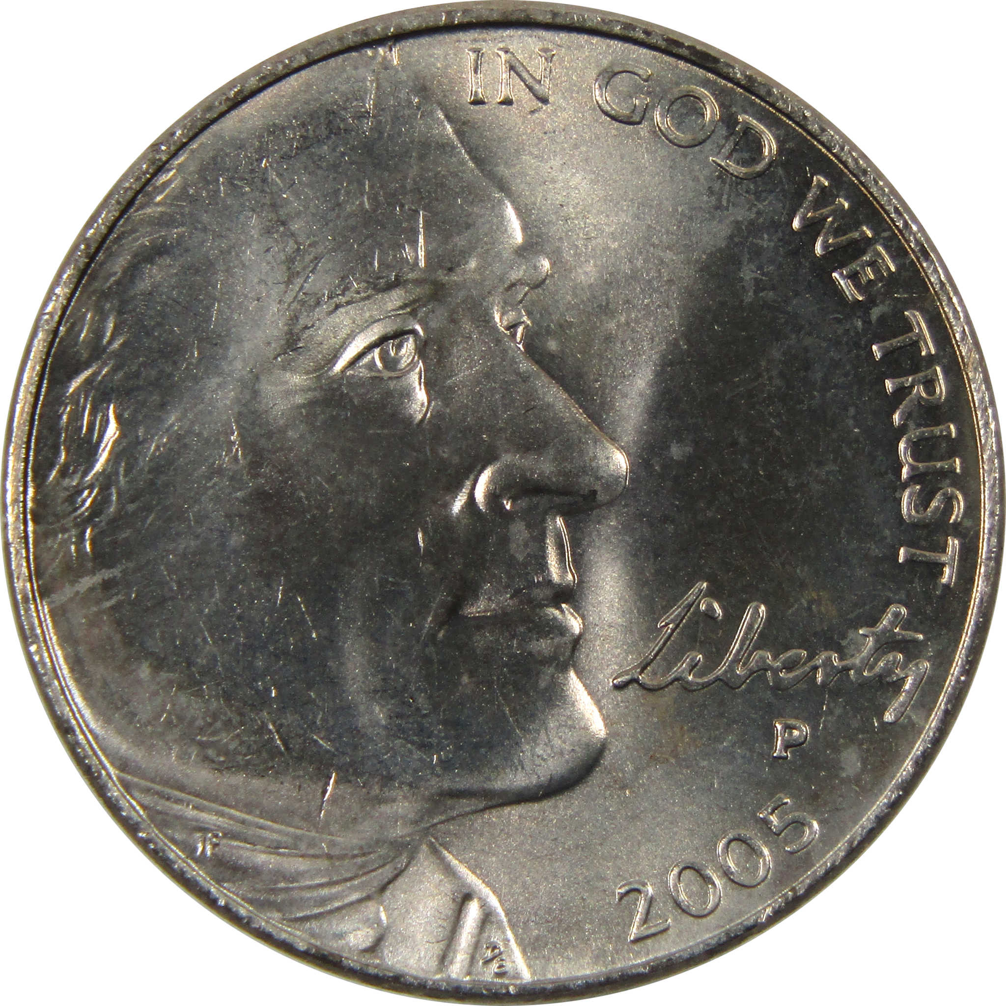 2005 P Ocean in View Jefferson Nickel BU Uncirculated 5c Coin