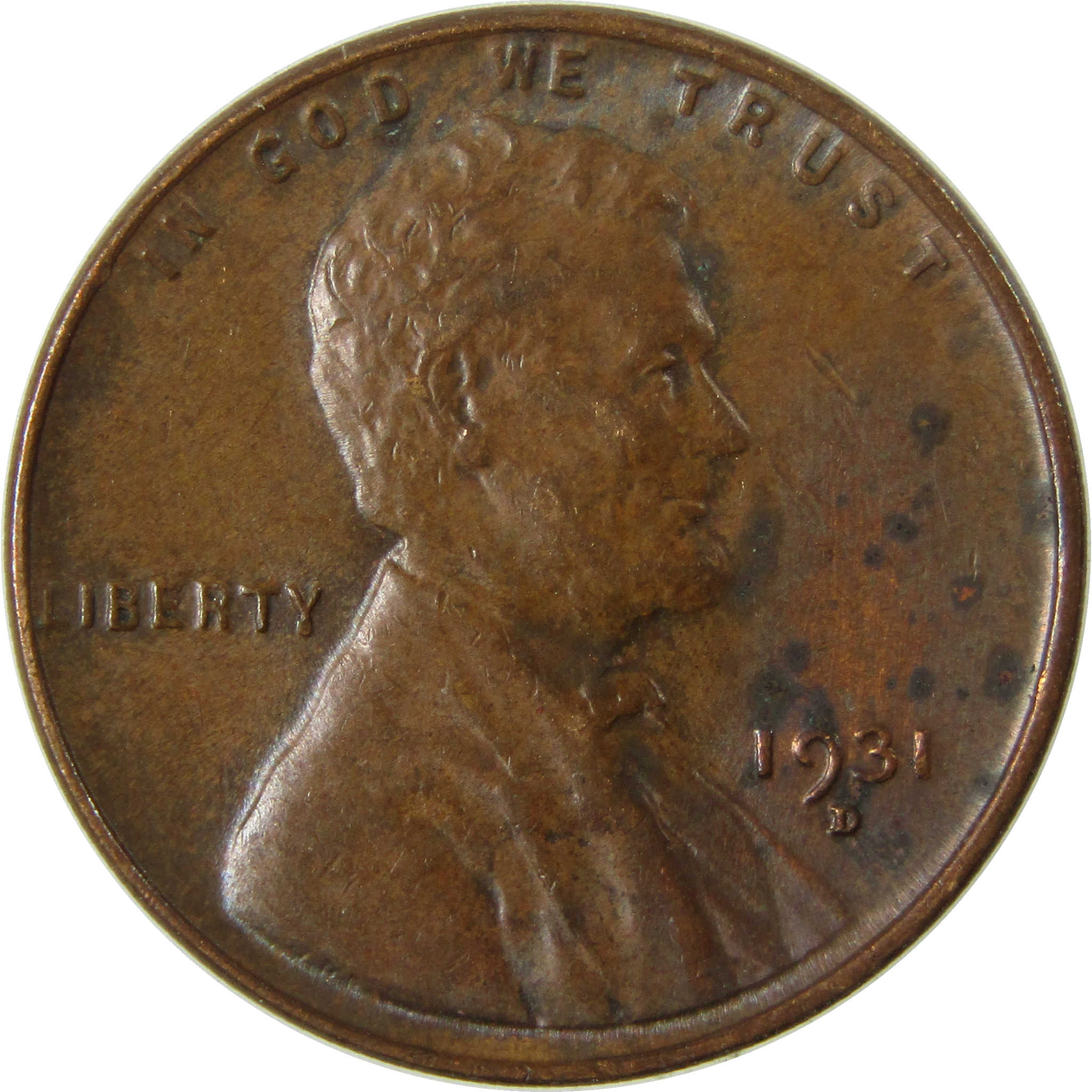 1931 D Lincoln Wheat Cent AU About Uncirculated Details SKU:I26875