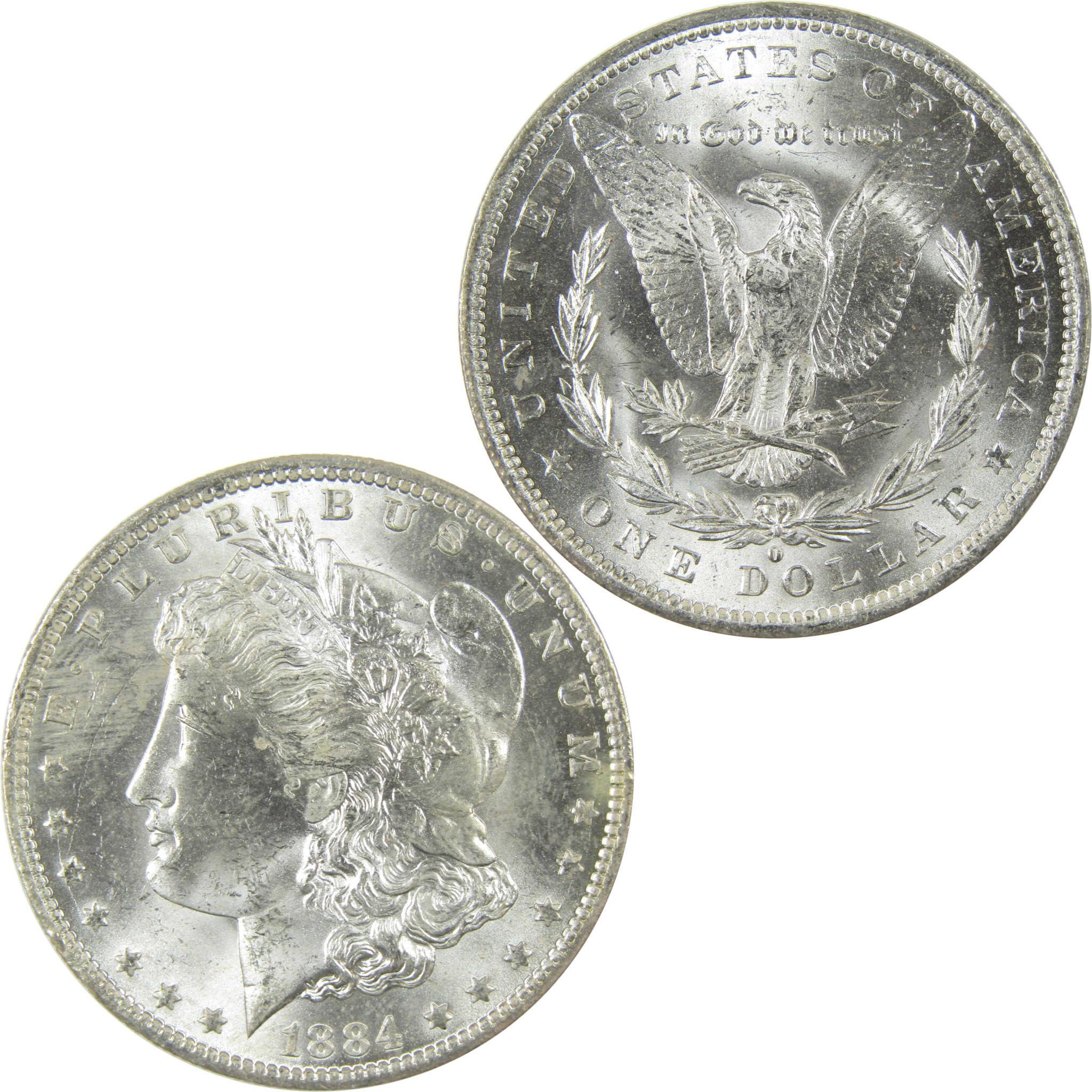 1884 O Morgan Silver Dollar Uncirculated Mint State $1 Coin SKU:I24529 - Morgan coin - Morgan silver dollar - Morgan silver dollar for sale - Profile Coins &amp; Collectibles