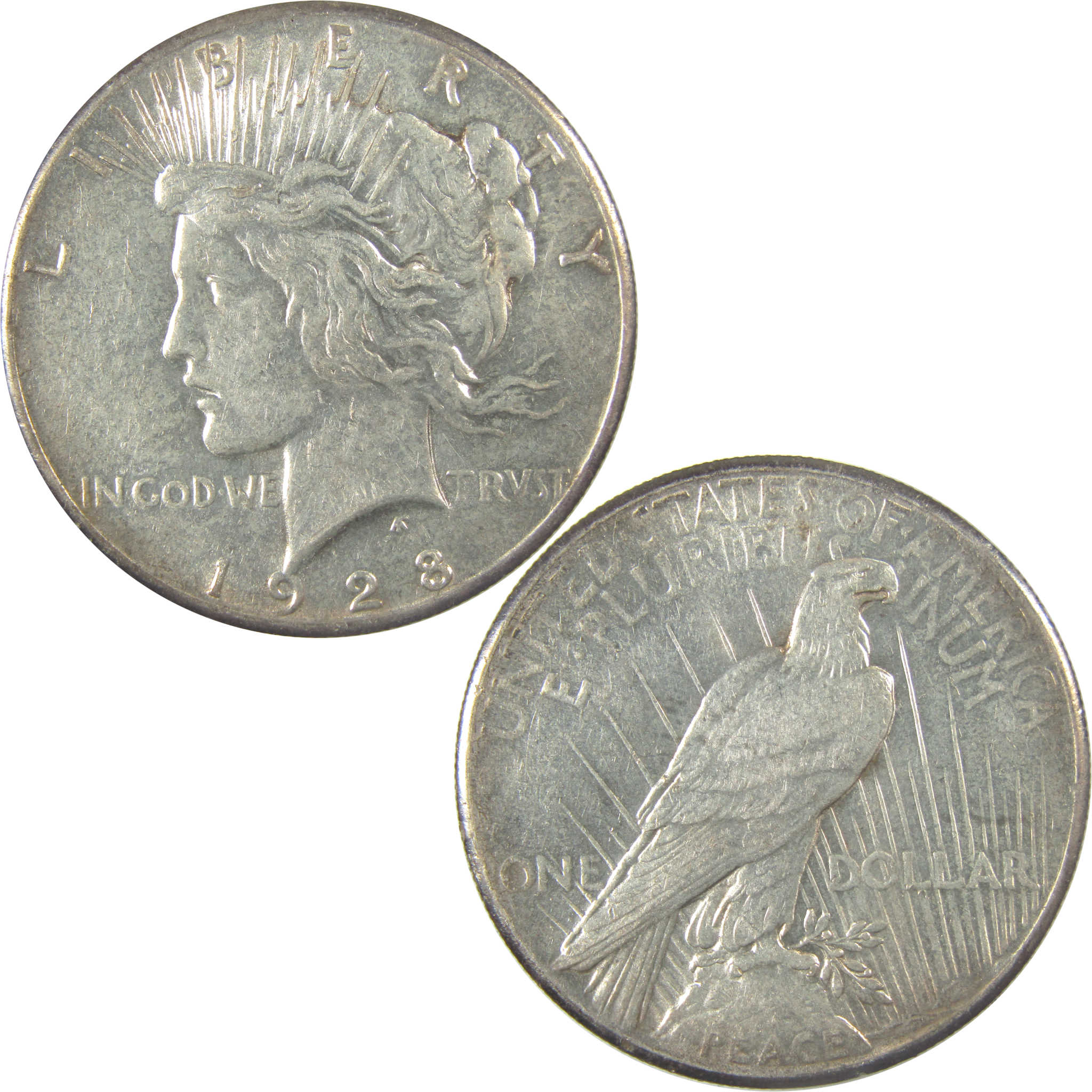 1928 Peace Silver Dollar XF EF Extremely Fine $1 Coin SKU:I24313