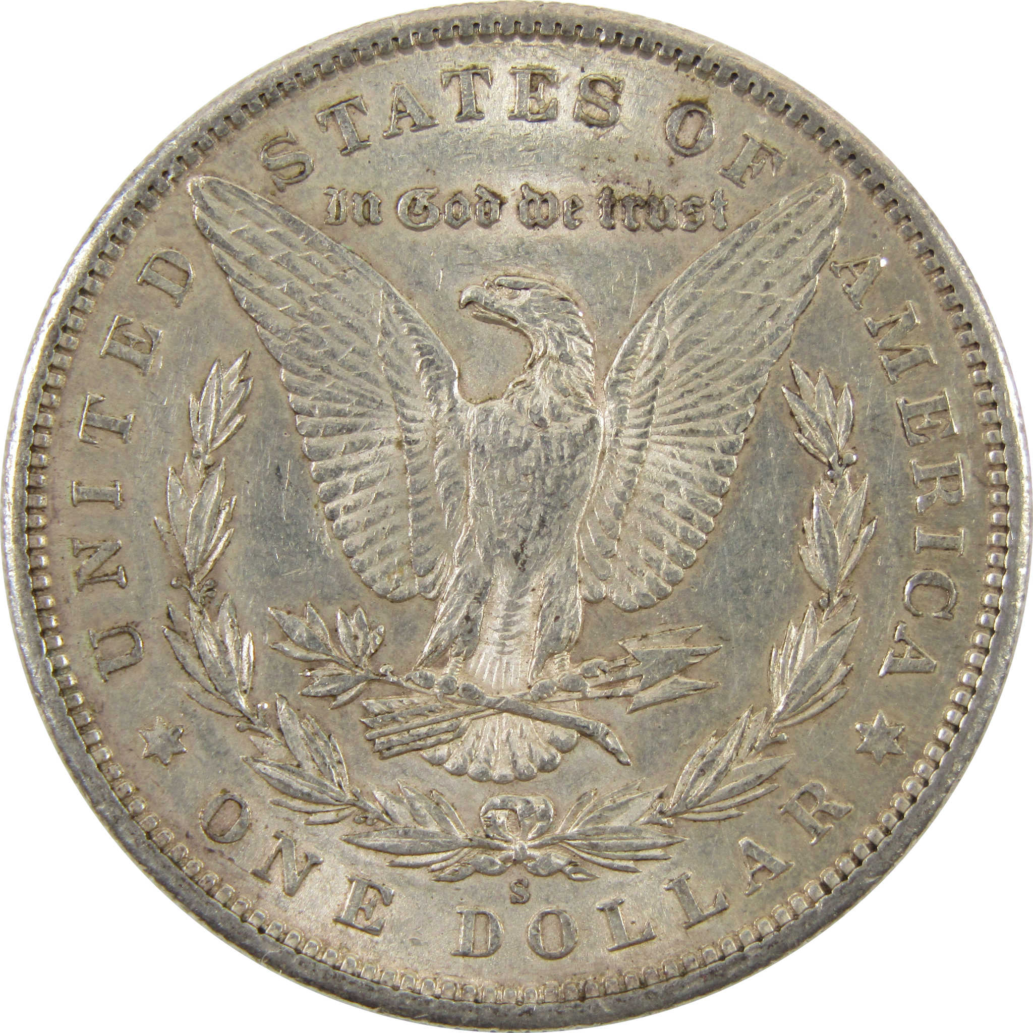 1890 S Morgan Dollar AU About Uncirculated 90% Silver $1 SKU:I10623 - Morgan coin - Morgan silver dollar - Morgan silver dollar for sale - Profile Coins &amp; Collectibles