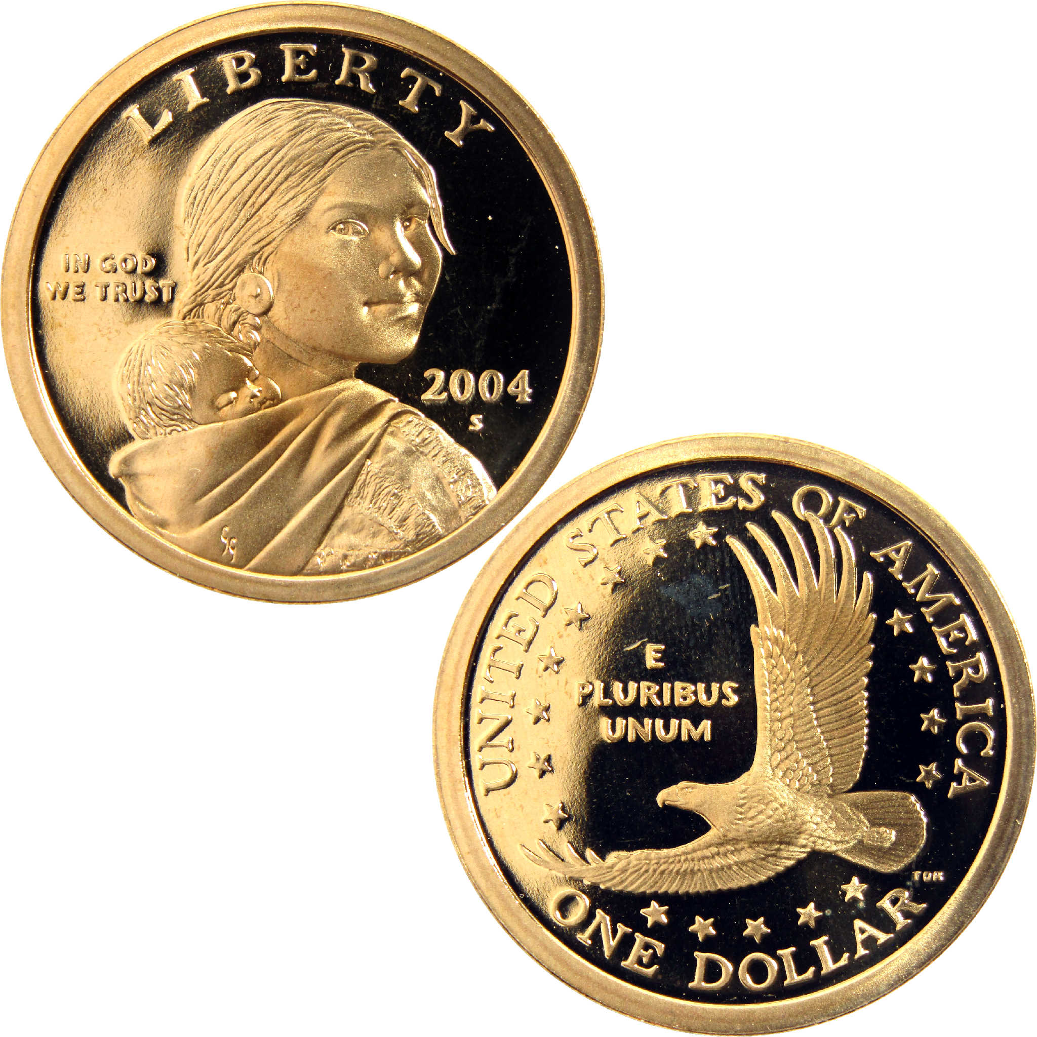 2004 S Sacagawea Native American Dollar Choice Proof $1 Coin