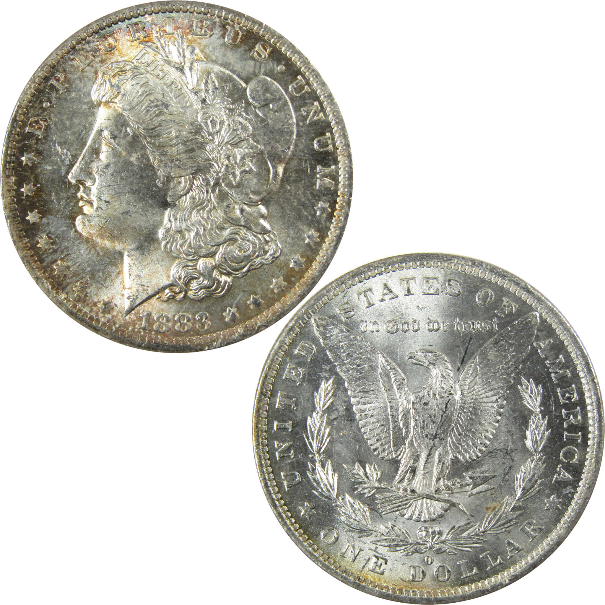 1883-1885 New Orleans Morgan Silver Dollar Set Uncirculated SKU:CP752