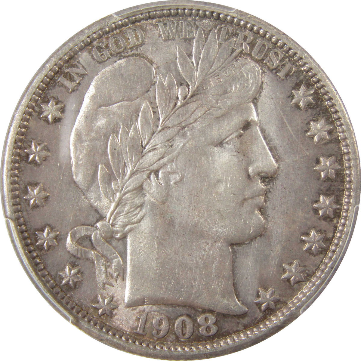 1908 O Barber Silver Half Dollar AU Details PCGS 50c Coin SKU:I29345
