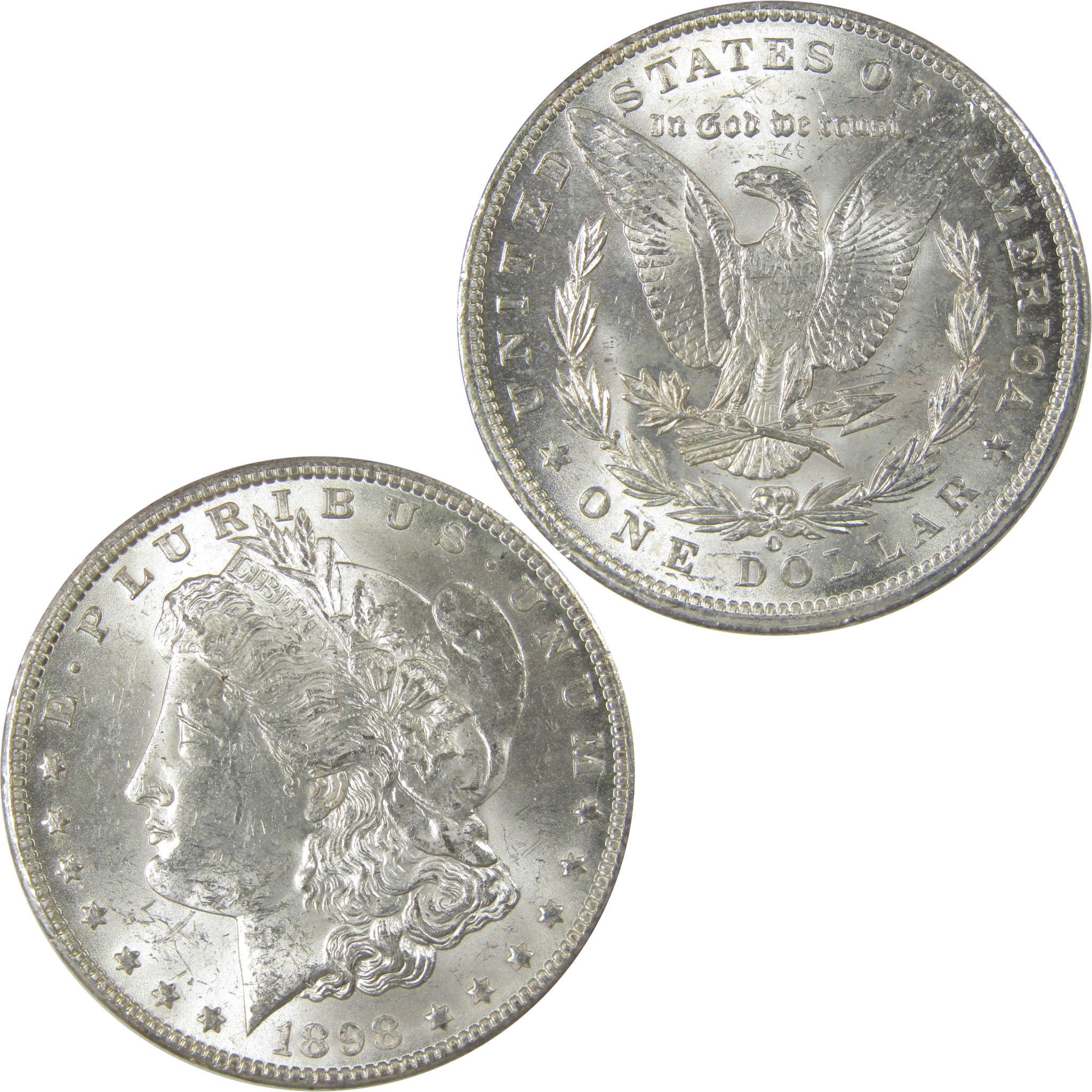 1898 O Morgan Silver Dollar Uncirculated Mint State $1 Coin SKU:I24030 - Morgan coin - Morgan silver dollar - Morgan silver dollar for sale - Profile Coins &amp; Collectibles