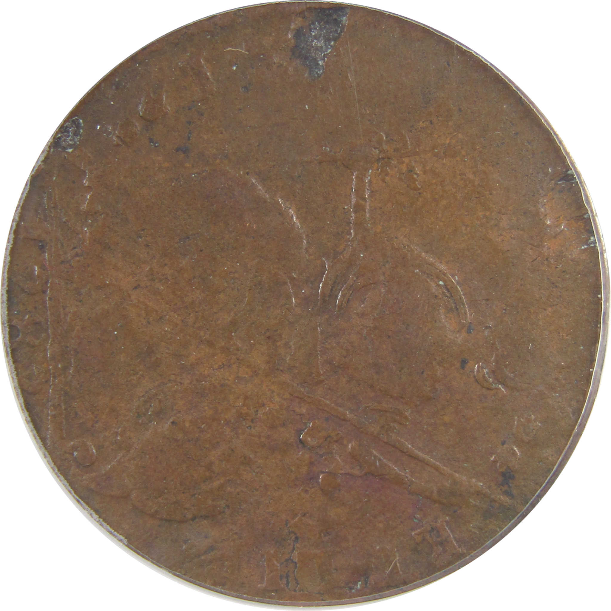 1787 Draped Bust Connecticut Copper F12 ANACS Post Colonial SKU:I25651