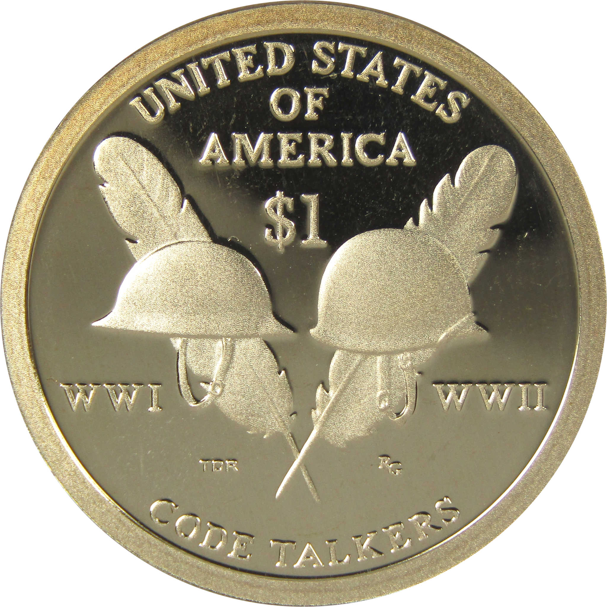 2016 S Code Talkers Native American Dollar Choice Proof $1 Coin