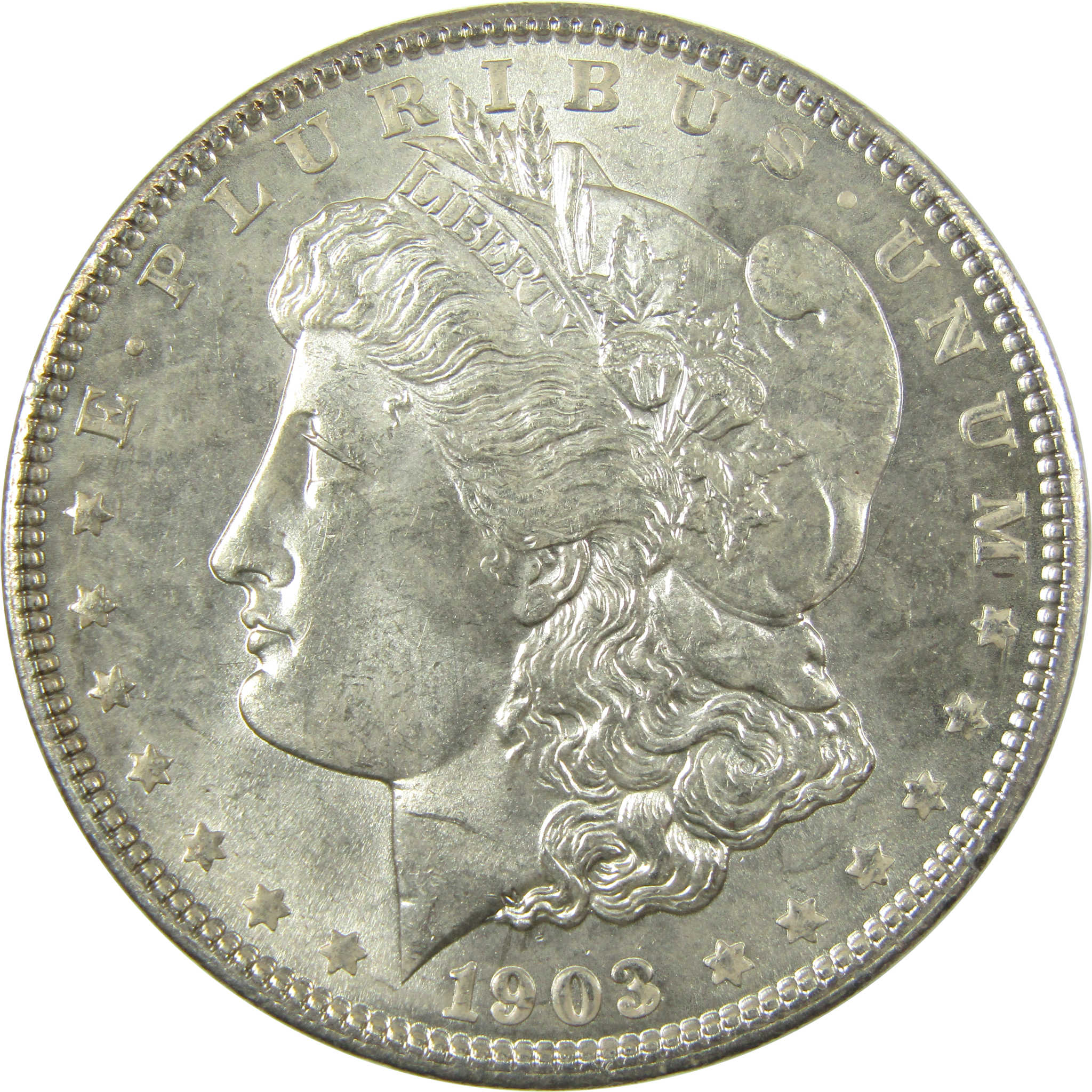 1903 Morgan Silver Dollar Uncirculated Mint State $1 Coin SKU:EL27094 - Morgan coin - Morgan silver dollar - Morgan silver dollar for sale - Profile Coins &amp; Collectibles
