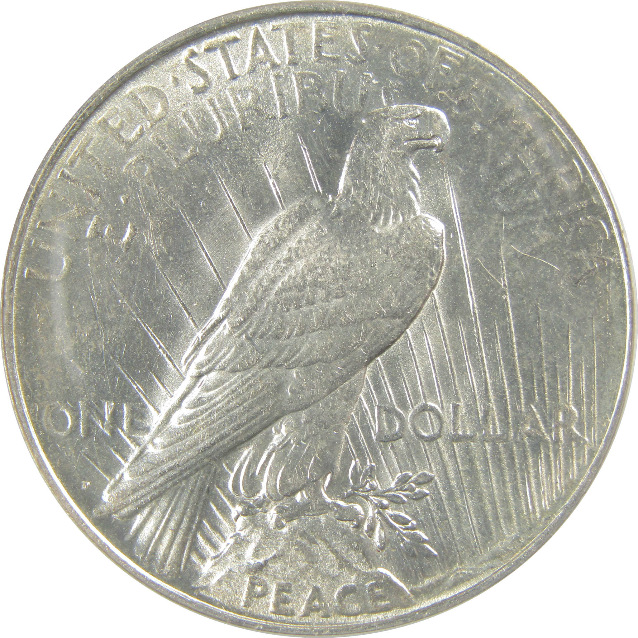 1927 D Peace Dollar AU 58 ANACS Silver $1 Coin SKU:I20431