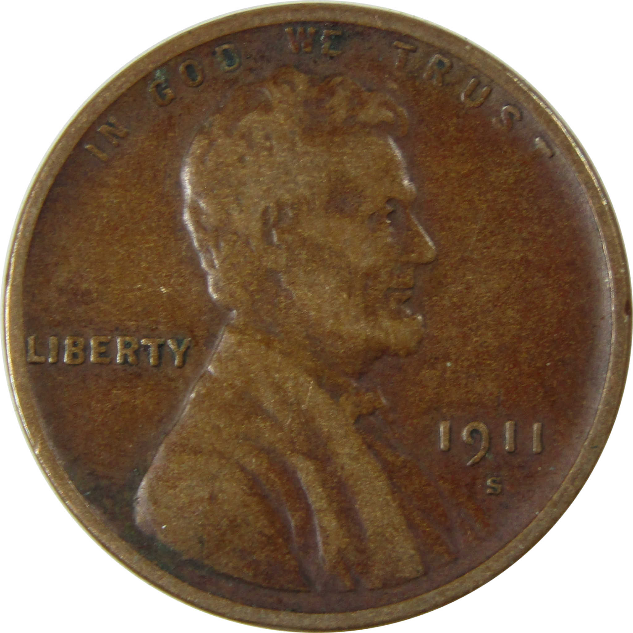 1911 S Lincoln Wheat Cent VF Very Fine Details Penny SKU:I26387