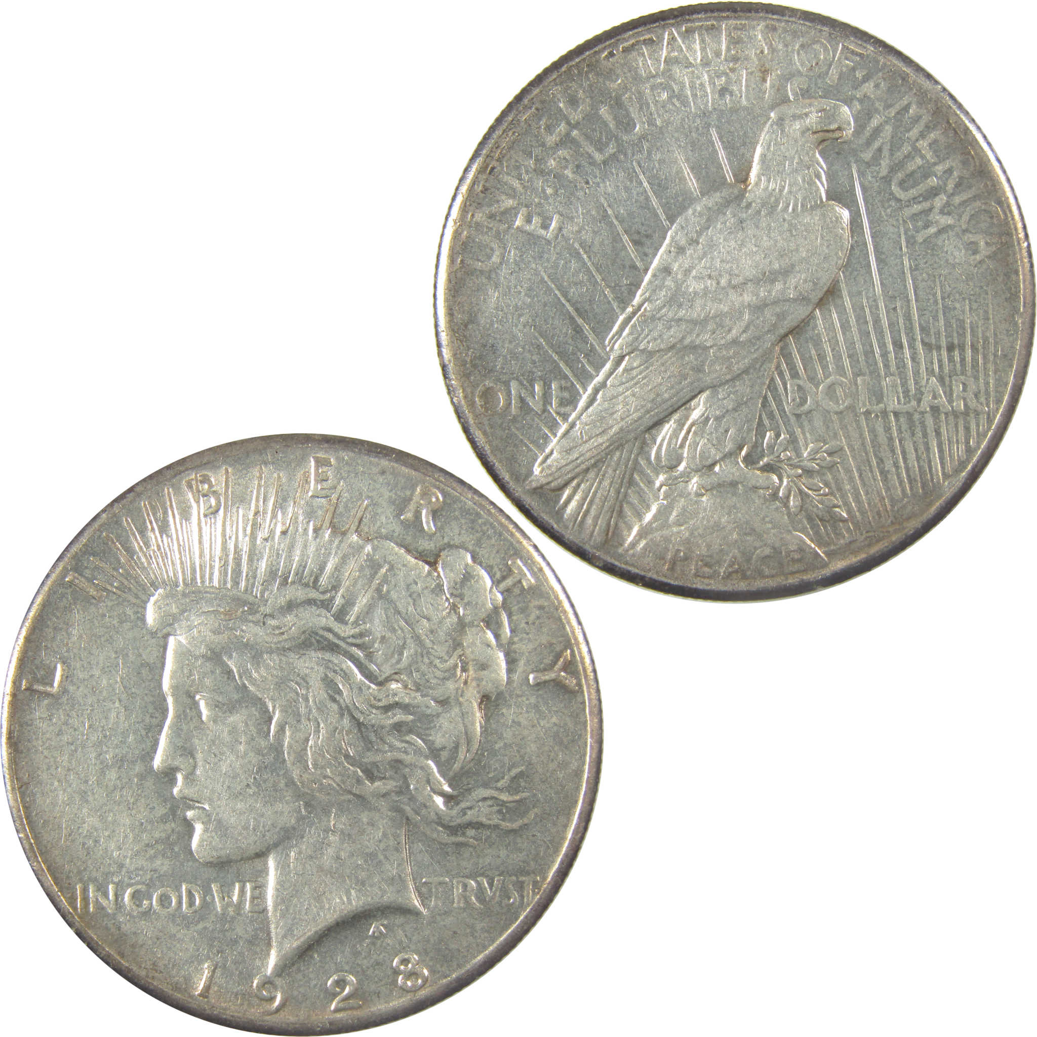 1928 Peace Silver Dollar XF EF Extremely Fine $1 Coin SKU:I24313