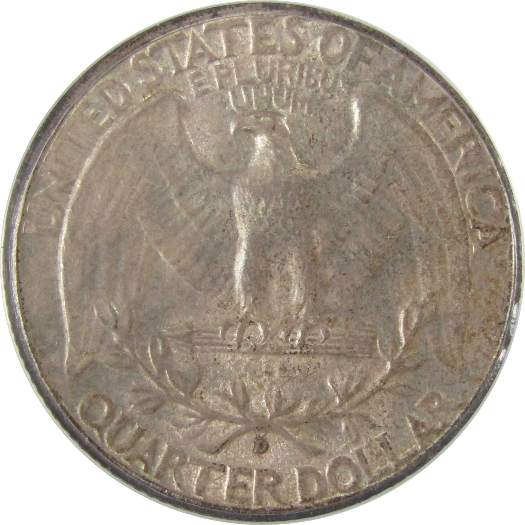 1935 D Washington Silver Quarter AU 55 ANACS 25c Coin SKU:I28004
