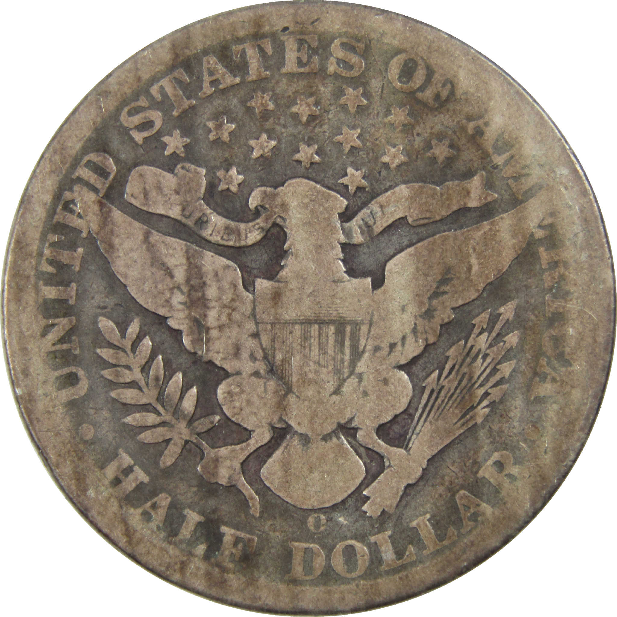 1898 O Barber Half Dollar AG About Good Silver 50c Coin SKU:I12552