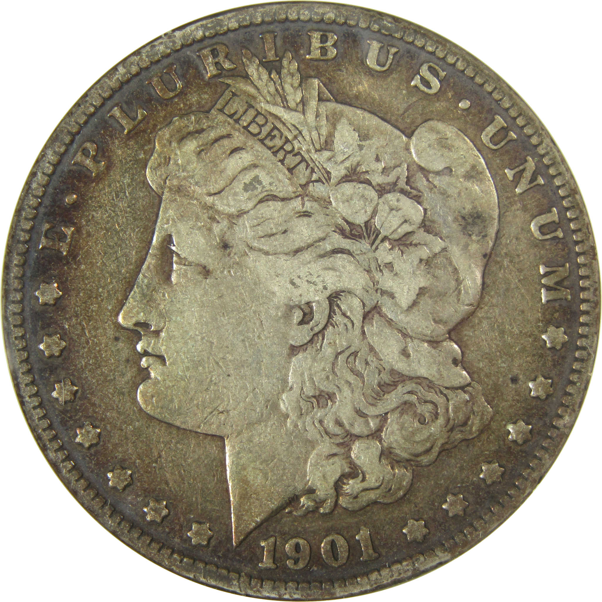1901 S Morgan Silver Dollar F 15 ANACS $1 Coin Collectible SKU:I27448