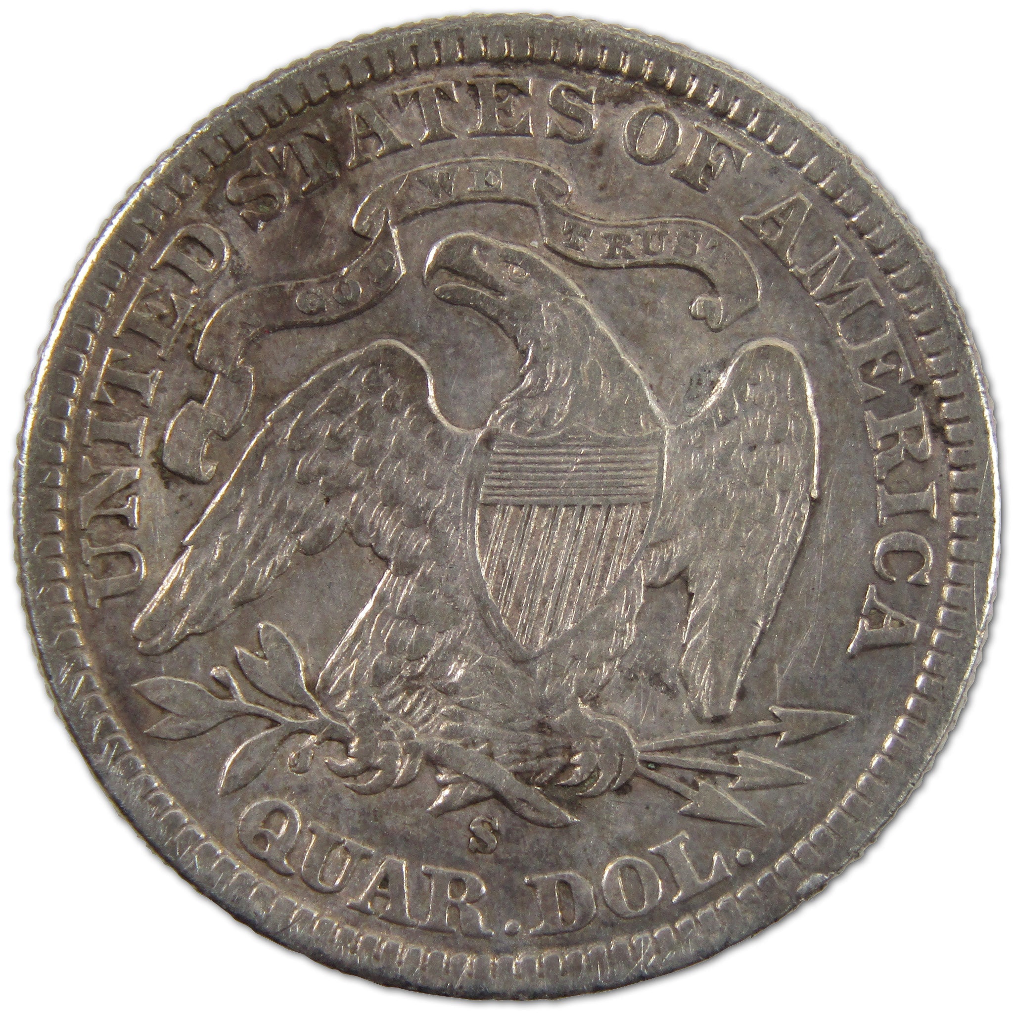 1891 S Seated Liberty Quarter XF EF Extremely Fine Silver SKU:I10564