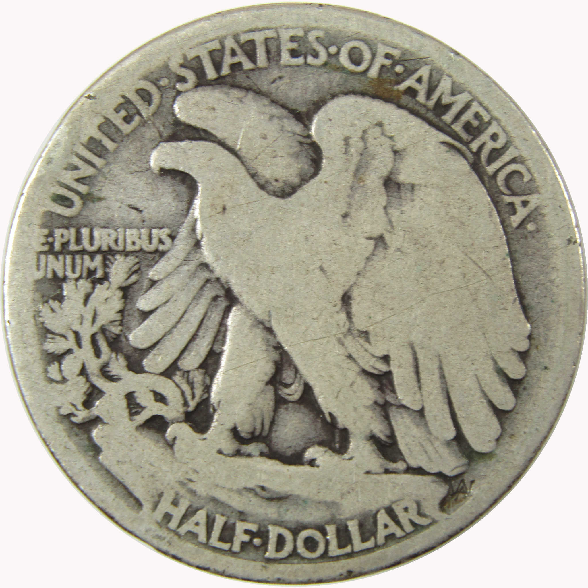 1916 D Liberty Walking Silver 50c G Good Details 50c CoinSKU:CP1472