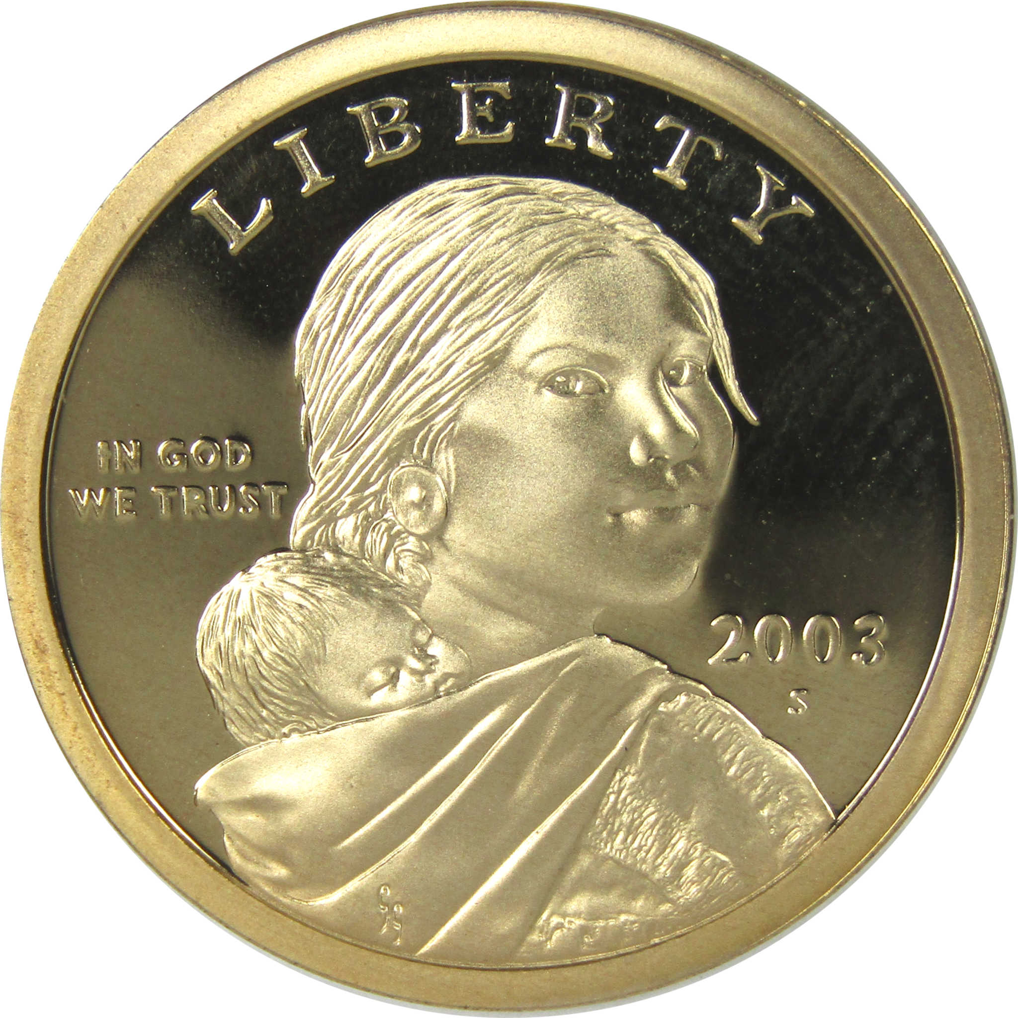 2003 S Sacagawea Native American Dollar Choice Proof $1 Coin