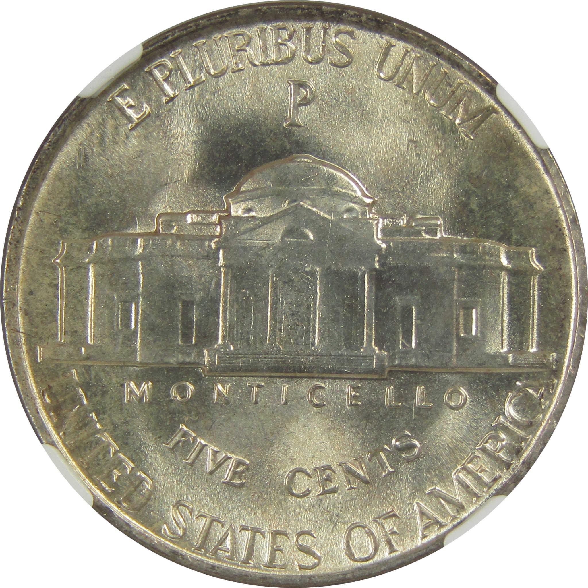 1943 P Jefferson Nickel MS 67 NGC Silver Bag Fragment SKU:I20329