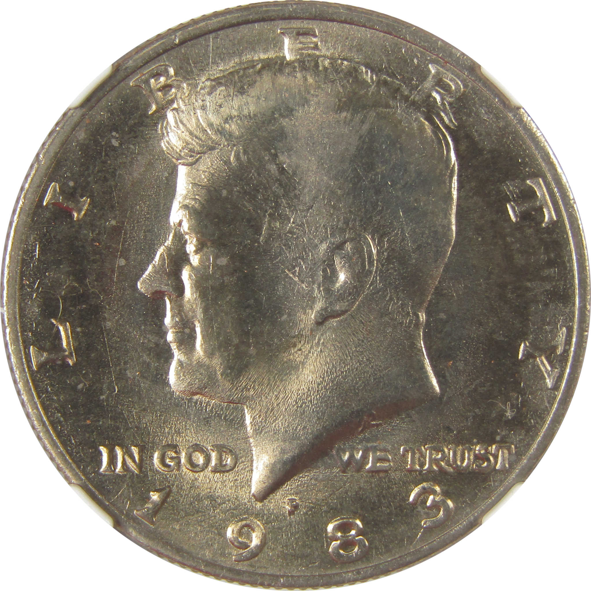 1983 P Kennedy Half Dollar MS 66 NGC Original Bag Fragment SKU:I20479