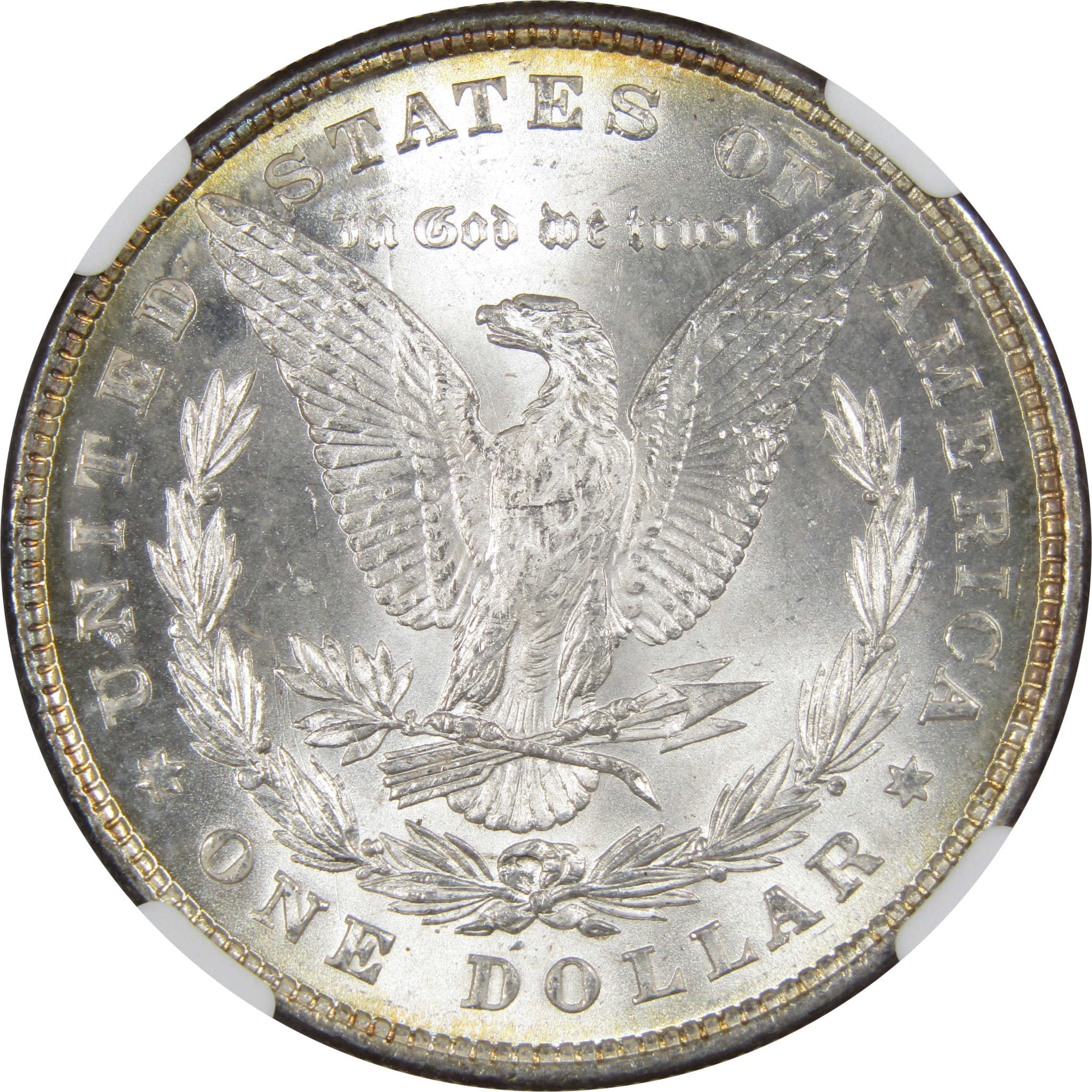 1878 8TF Morgan Dollar MS 61 NGC Silver Uncirculated Toned SKU:I369