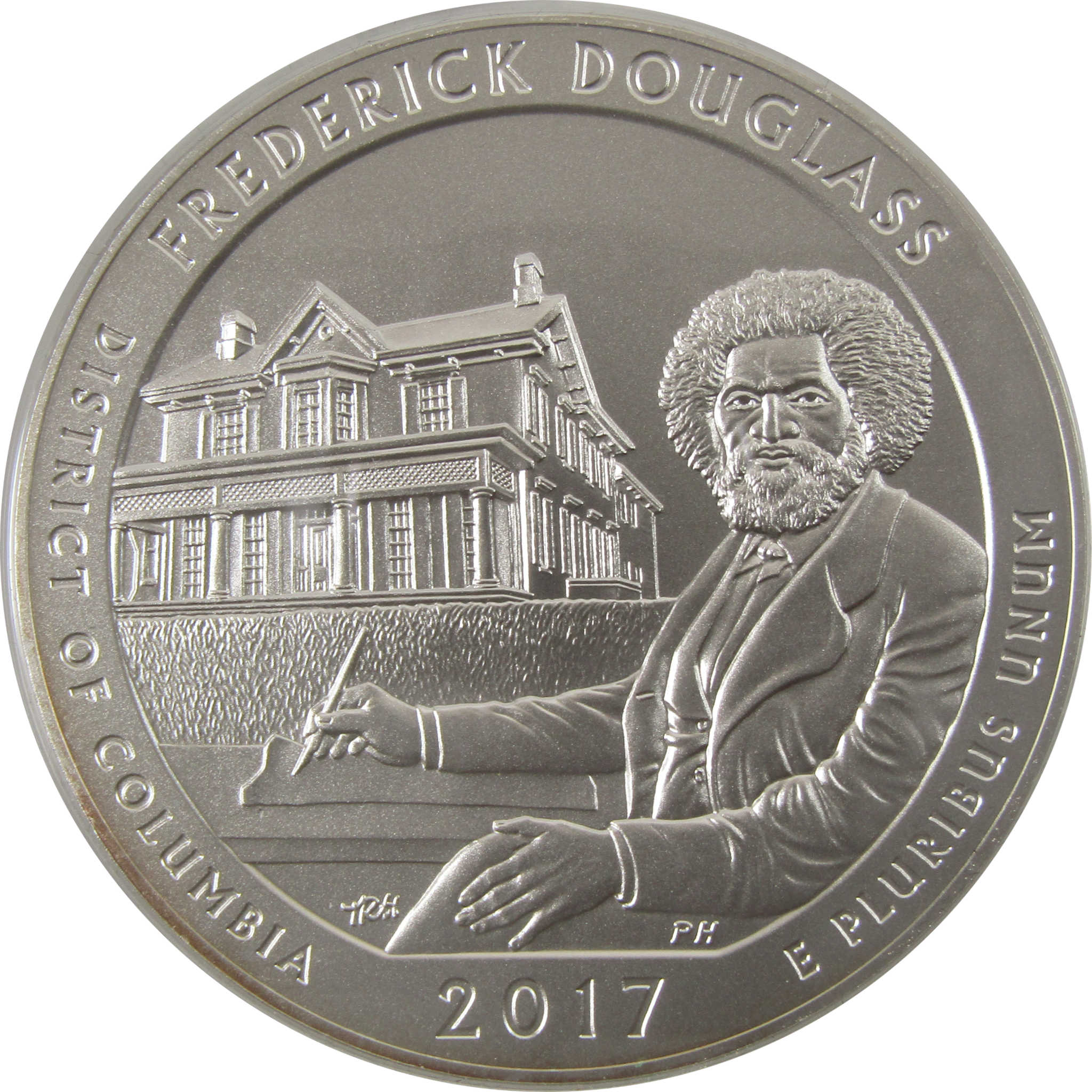 2017 P Frederick Douglass Site 5 oz Silver OGP COA SKU:CPC2539