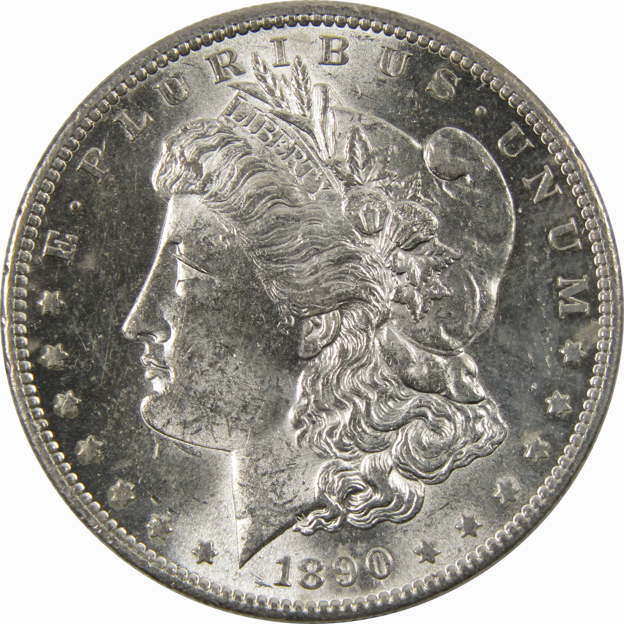 1890 S Morgan Dollar BU Uncirculated 90% Silver $1 Coin SKU:I9409 - Morgan coin - Morgan silver dollar - Morgan silver dollar for sale - Profile Coins &amp; Collectibles