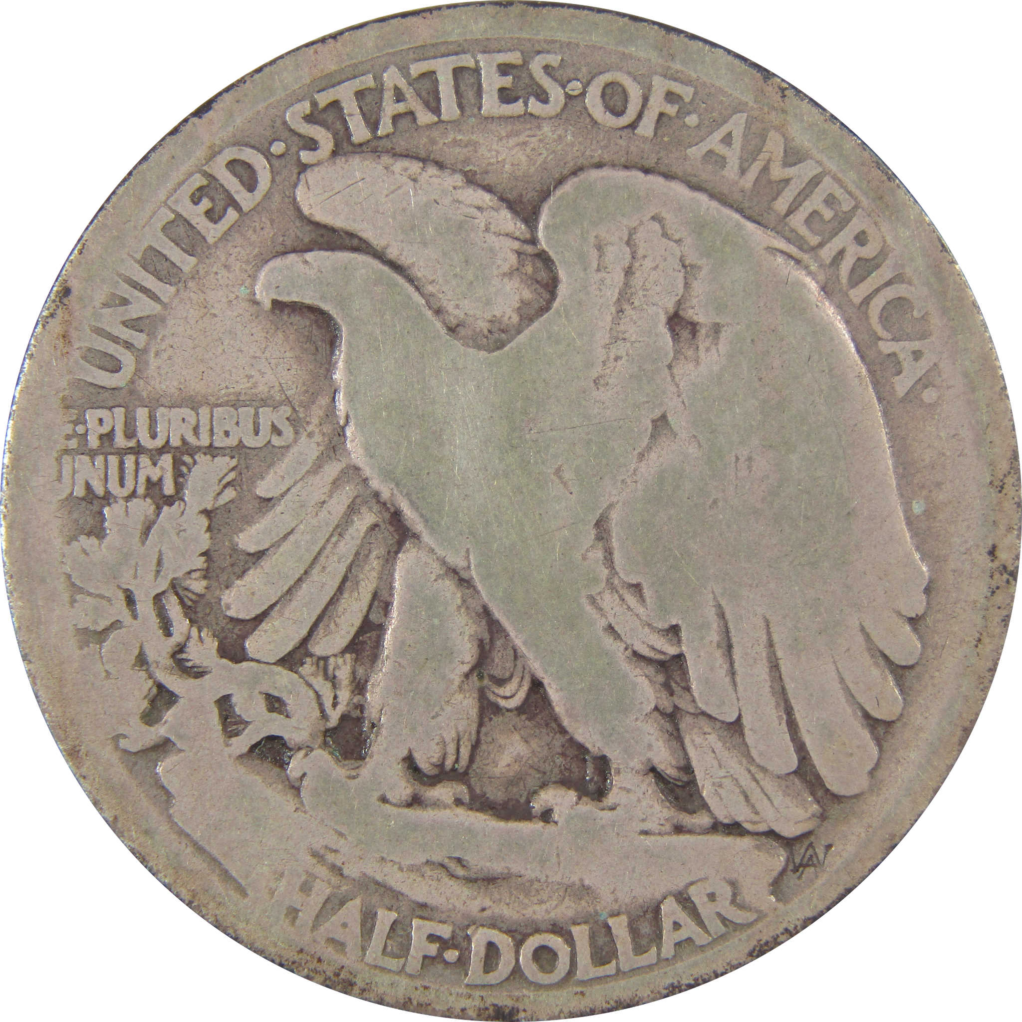 1917 S Obverse Liberty Walking Half Dollar G Good Silver SKU:I23730