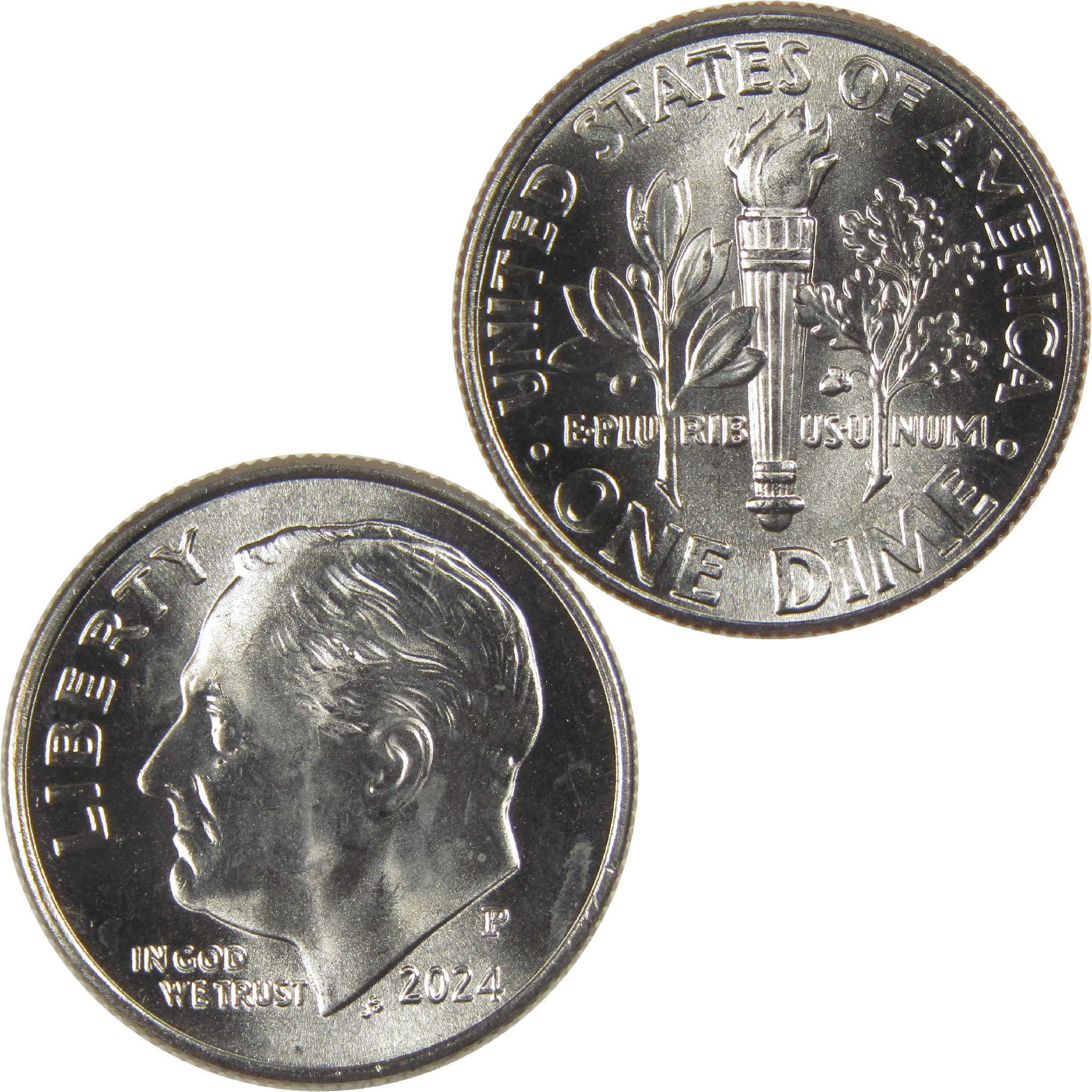 2024 P Roosevelt Dime Uncirculated Clad 10c Coin