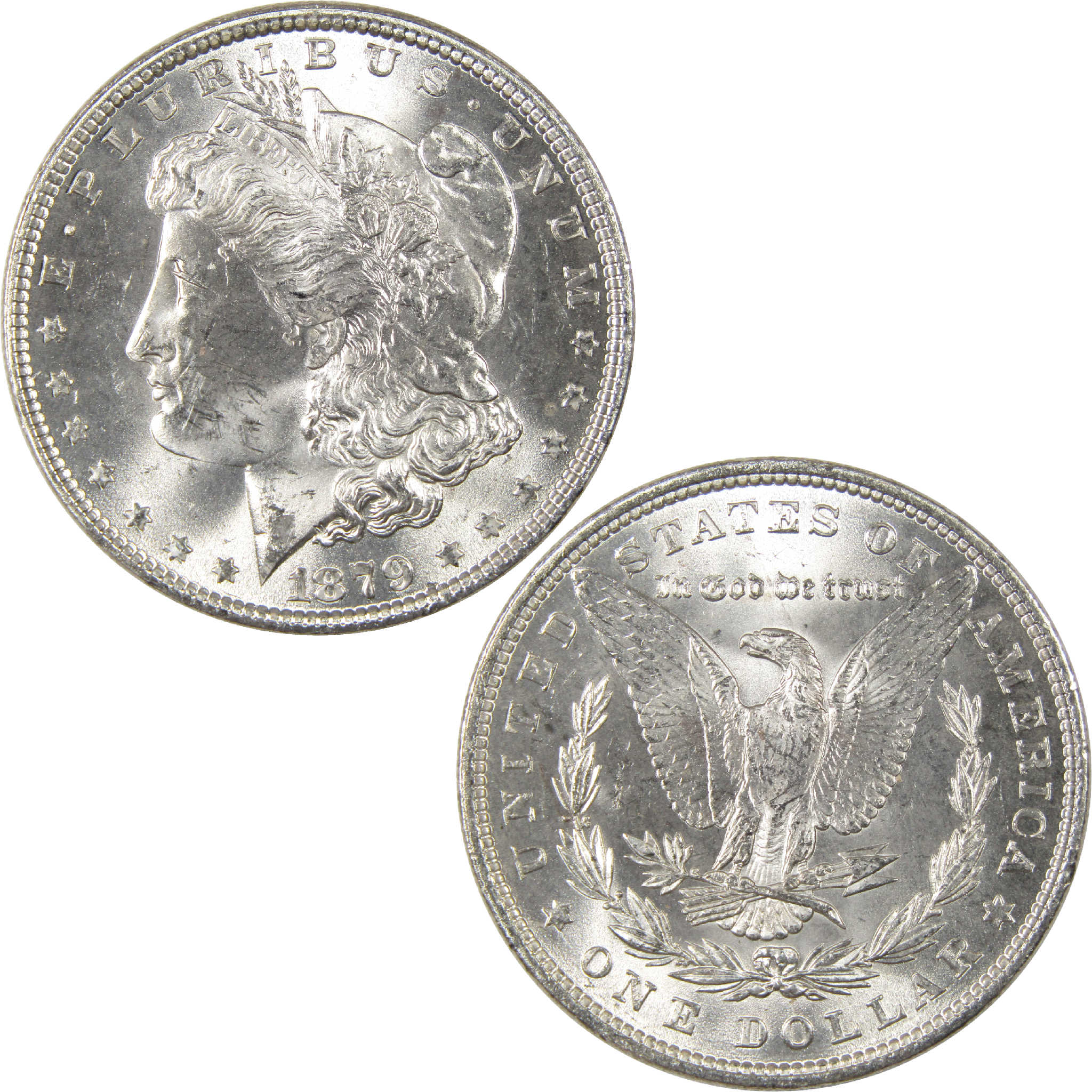 1879 Morgan Dollar BU Choice Uncirculated Silver $1 Coin - Morgan coin - Morgan silver dollar - Morgan silver dollar for sale - Profile Coins &amp; Collectibles