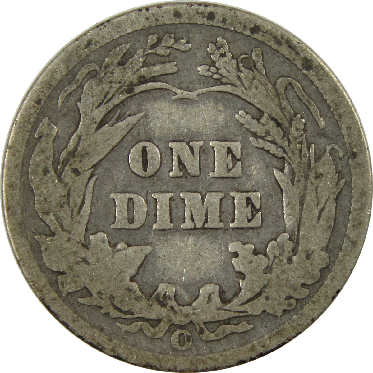 1901 O Barber Silver Dime AG About Good 10c Coin SKU:I28634