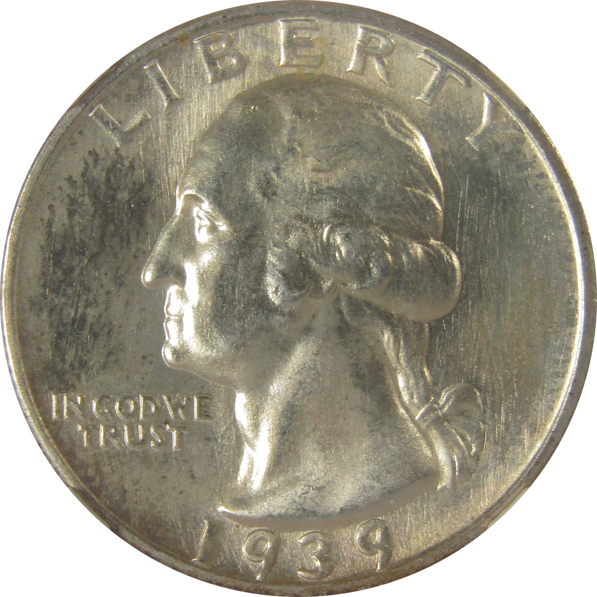 1939 S Washington Quarter MS 65 NGC Original Bag Fragment SKU:I22597