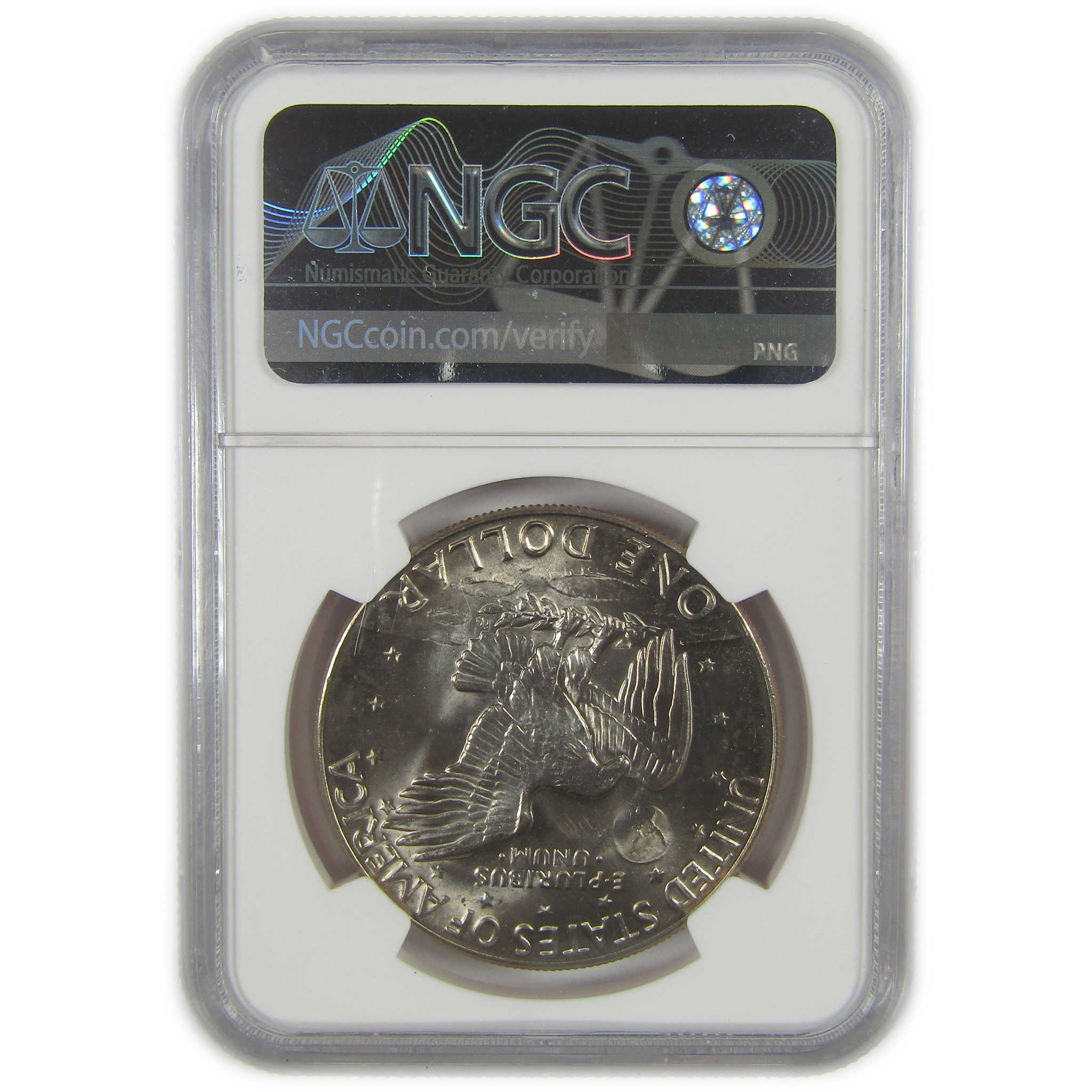 1977 D Eisenhower Clad Dollar MS 66 NGC IKE Uncirculated $1 Coin