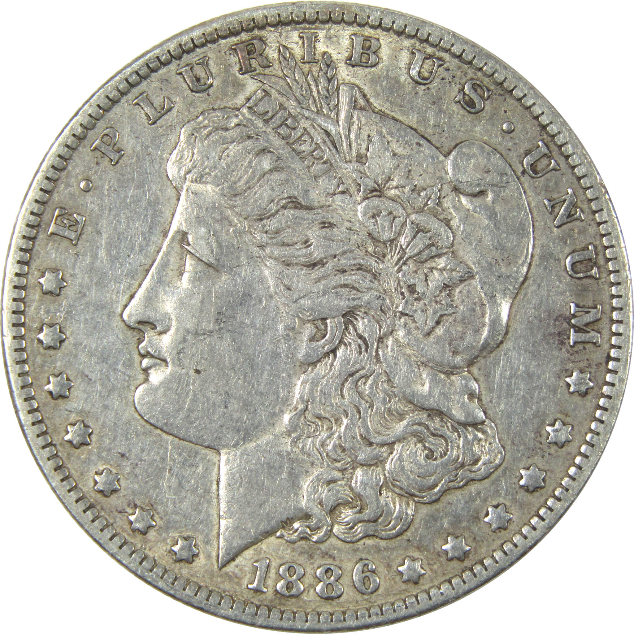 1886 O Morgan Dollar XF EF Extremely Fine Silver $1 Coin SKU:I14742 - Morgan coin - Morgan silver dollar - Morgan silver dollar for sale - Profile Coins &amp; Collectibles