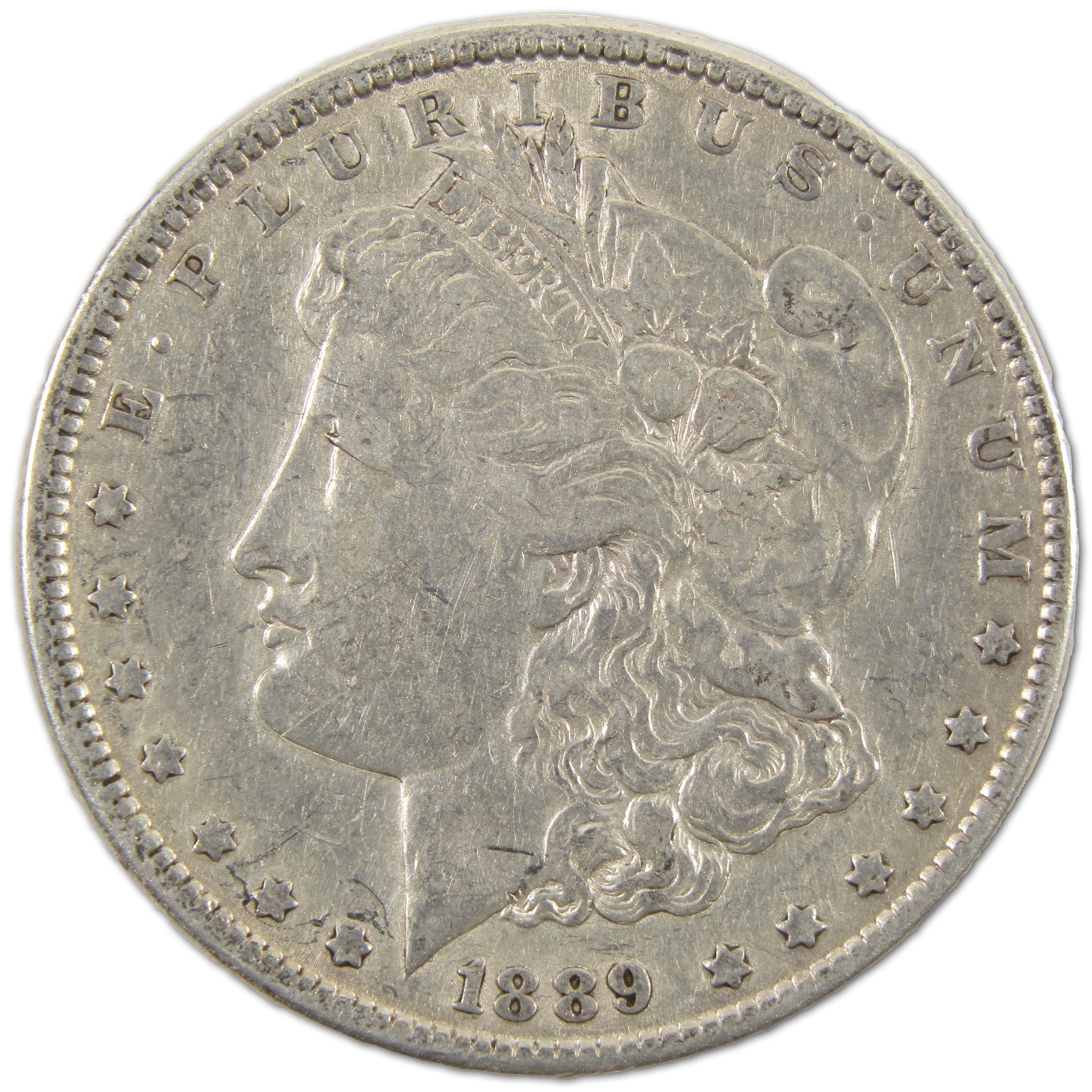 1889 Barwing Morgan Dollar XF Details Silver $1 Coin SKU:I10887 - Morgan coin - Morgan silver dollar - Morgan silver dollar for sale - Profile Coins &amp; Collectibles