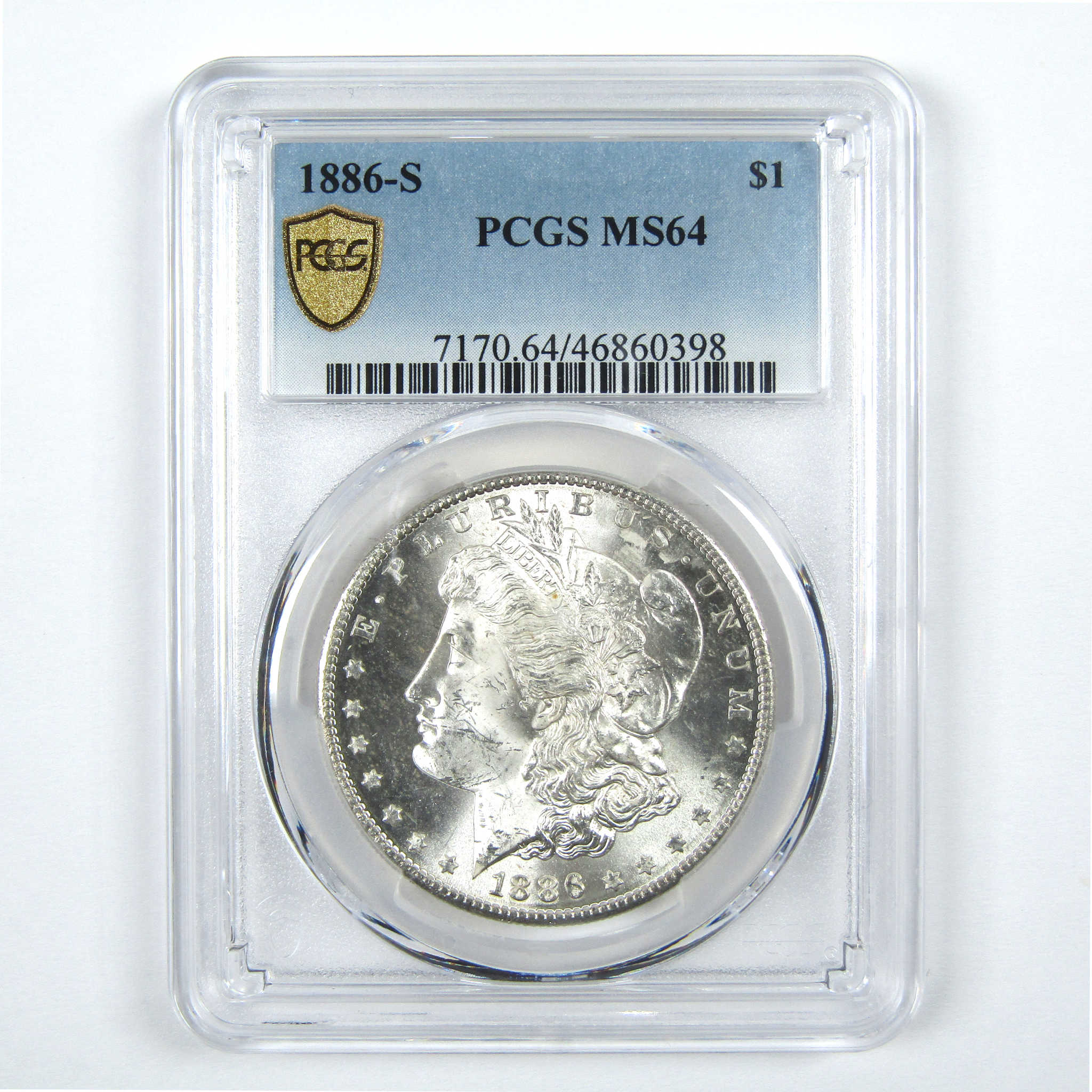 1886 S Morgan Dollar MS 64 PCGS Silver $1 Uncirculated Coin SKU:I14849 - Morgan coin - Morgan silver dollar - Morgan silver dollar for sale - Profile Coins &amp; Collectibles