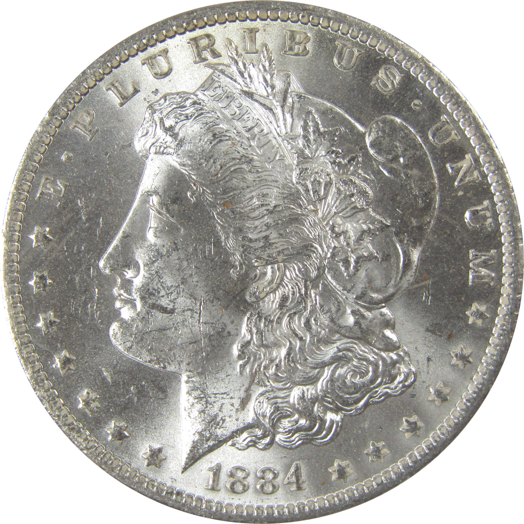 1884 O Morgan Silver Dollar Uncirculated Mint State $1 Coin SKU:I23894