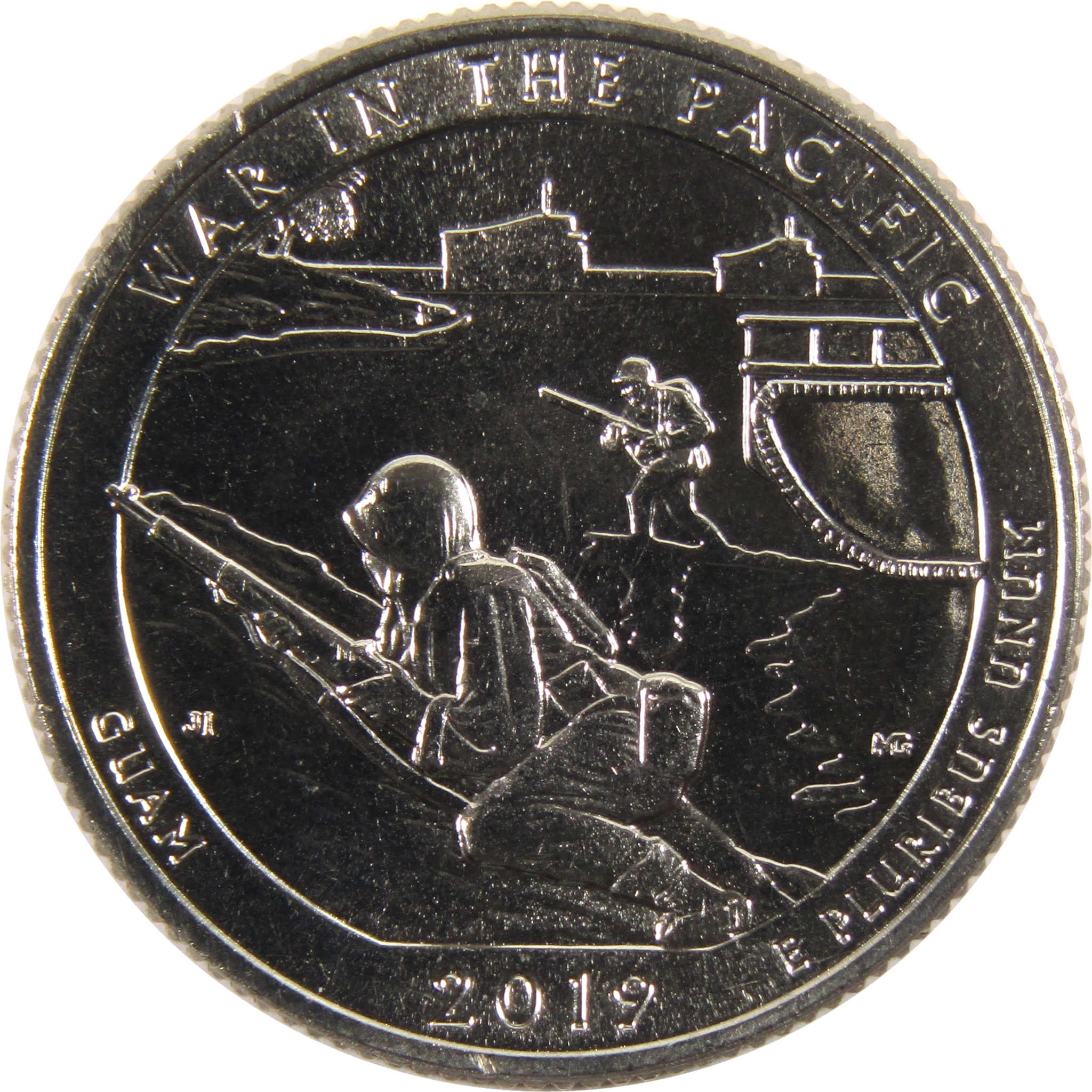 2019 S War in the Pacific National Park Quarter Uncirculated Clad Coin