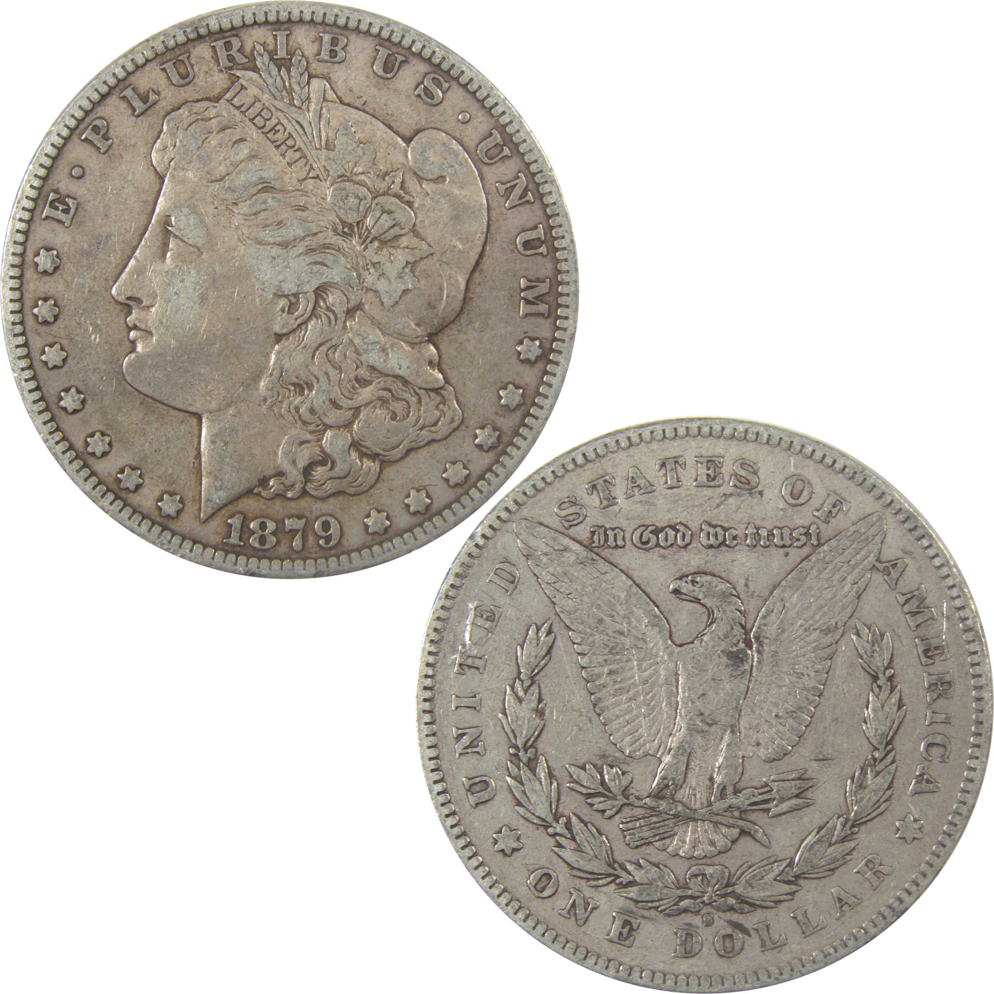 1879 S Rev 78 Morgan Silver Dollar VF Very Fine $1 Coin SKU:I22675 - Morgan coin - Morgan silver dollar - Morgan silver dollar for sale - Profile Coins &amp; Collectibles