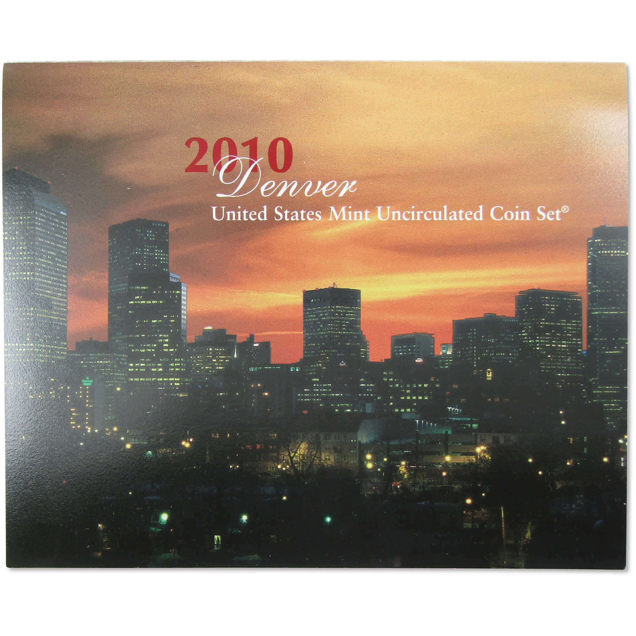 2010 Uncirculated Coin Set U.S Mint Government Packaging OGP COA