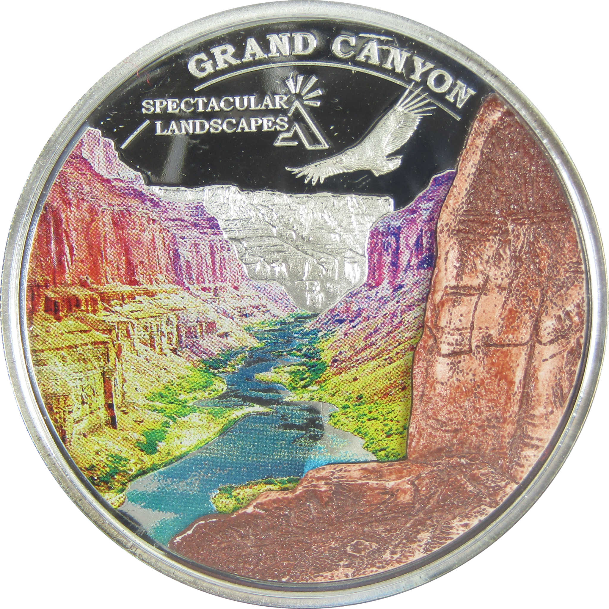 2014 Cook Islands Grand Canyon .925 Silver $5 Proof Coin SKU:CPC8993