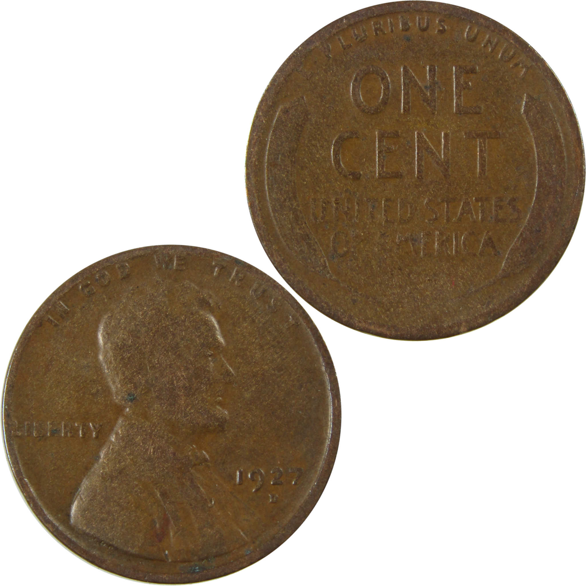 1927 D Lincoln Wheat Cent G Good Penny 1c Coin SKU:I27193