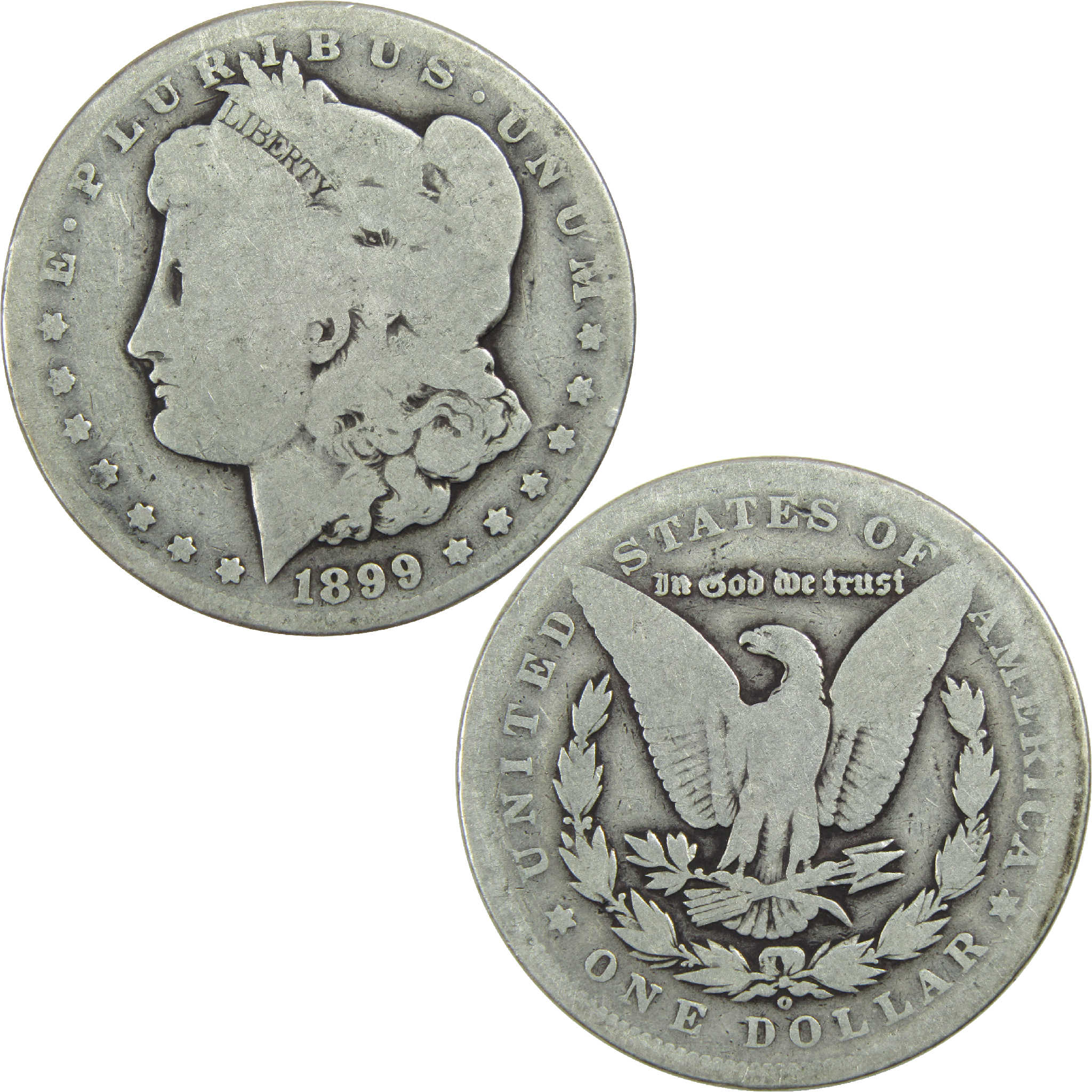 1899 O Micro O Morgan Dollar AG About Good Silver $1 Coin SKU:I13595 - Morgan coin - Morgan silver dollar - Morgan silver dollar for sale - Profile Coins &amp; Collectibles
