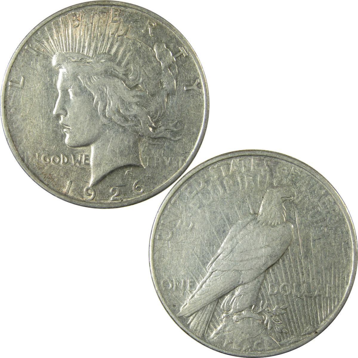 1926 D Peace Silver Dollar XF EF Extremely Fine Details SKU:I28104