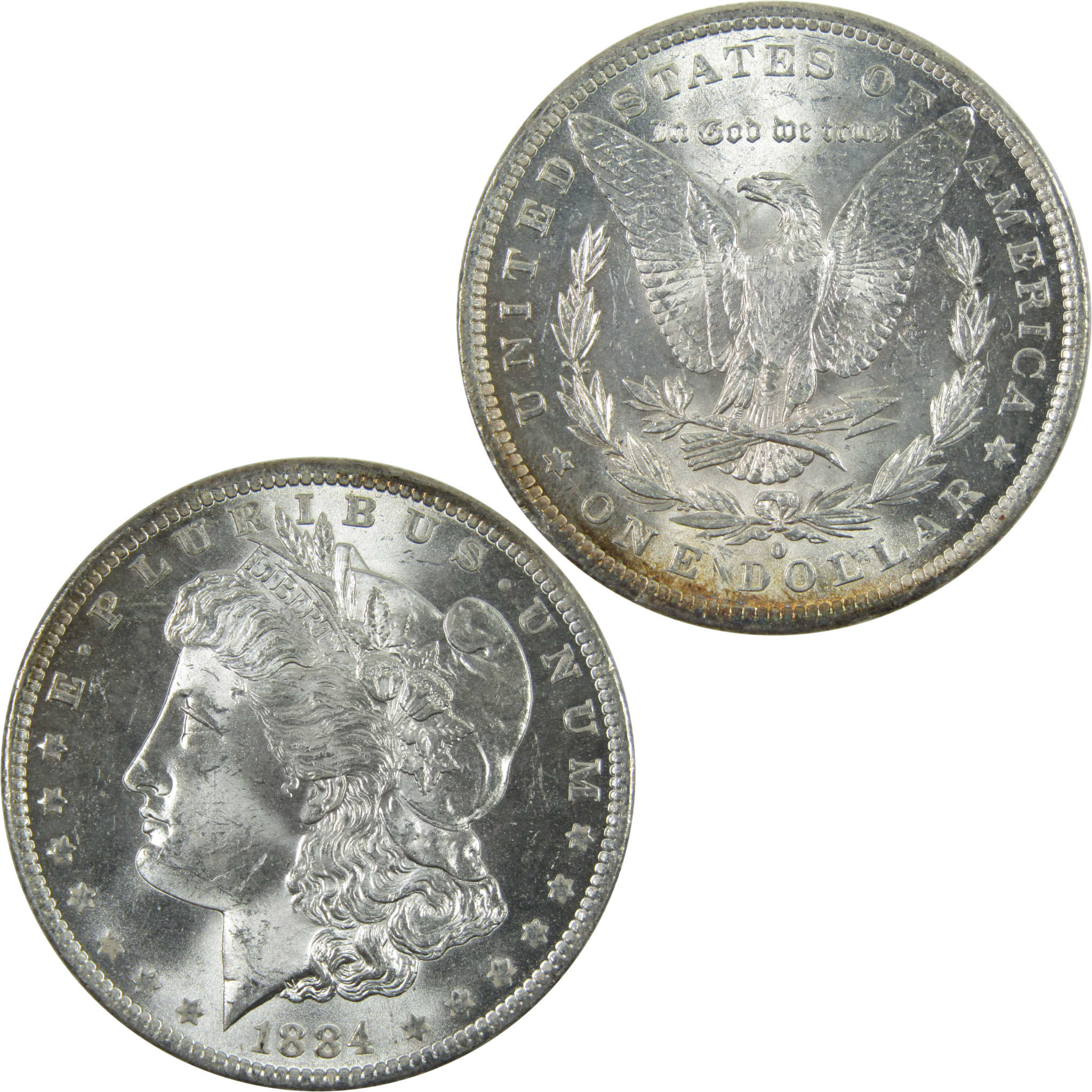 1884 O Morgan Dollar Uncirculated Silver $1 Coin SKU:I14450 - Morgan coin - Morgan silver dollar - Morgan silver dollar for sale - Profile Coins &amp; Collectibles