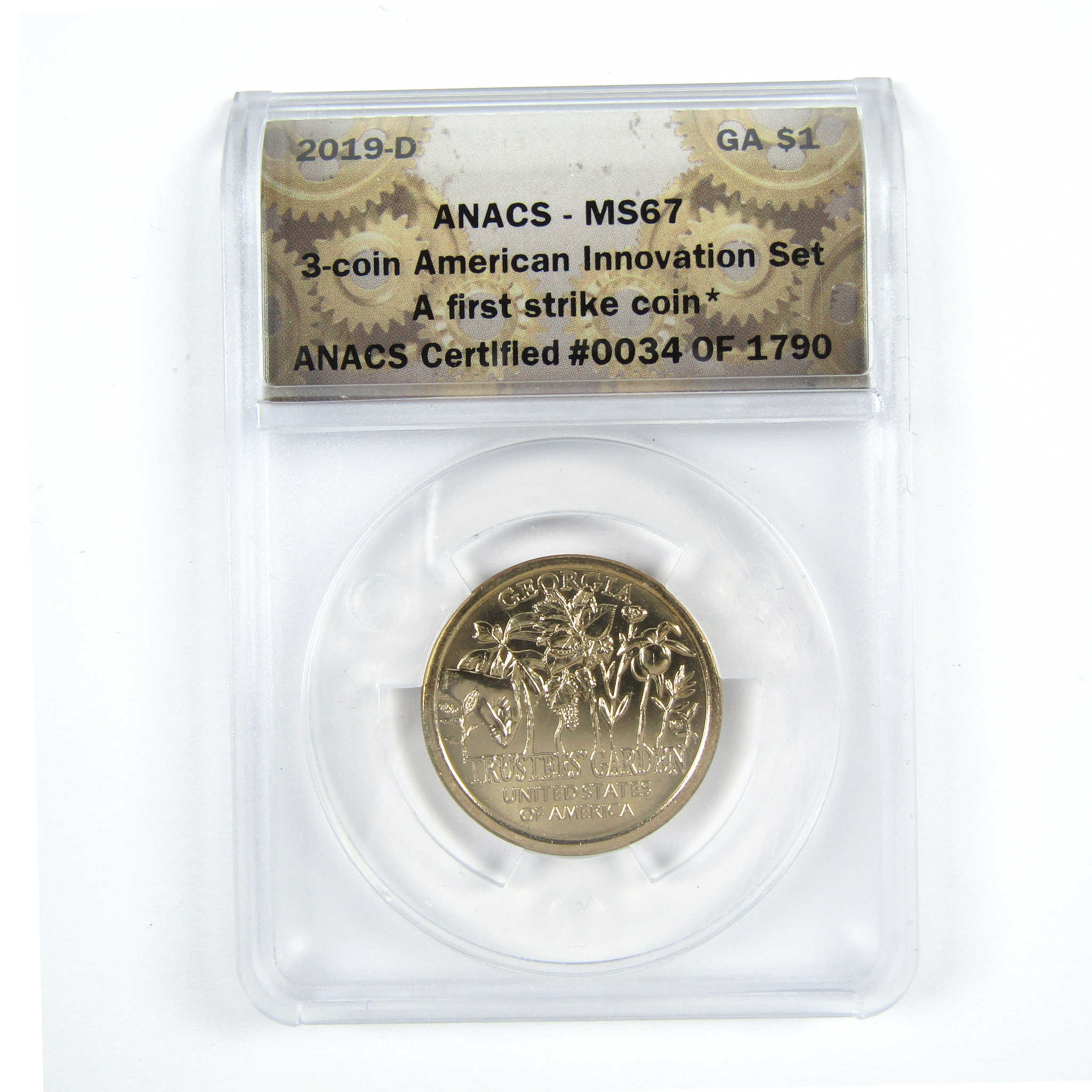 2019 PDS Trustee's Garden Innovation Dollar Set ANACS SKU:CPC6182