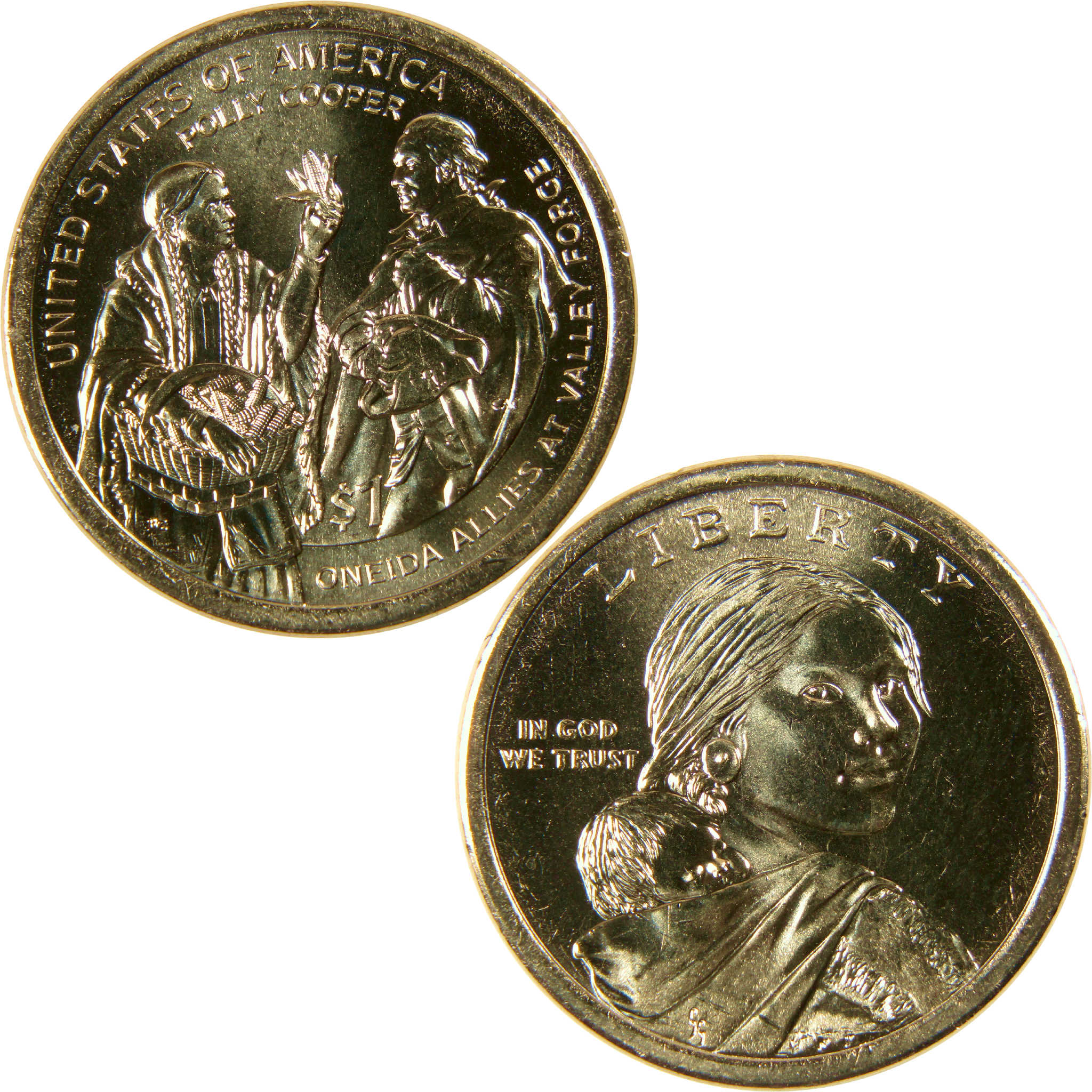 2026 D Polly Cooper Oneida Allies Native American Dollar Uncirculated